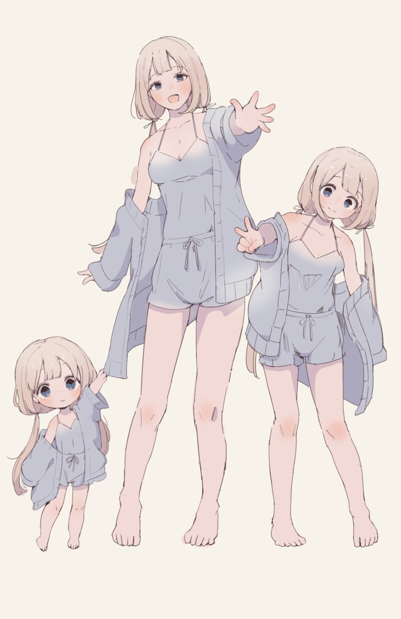 等身イラストをお描きします 4～7頭身くらいの女の子のイラストを描きます イメージ4