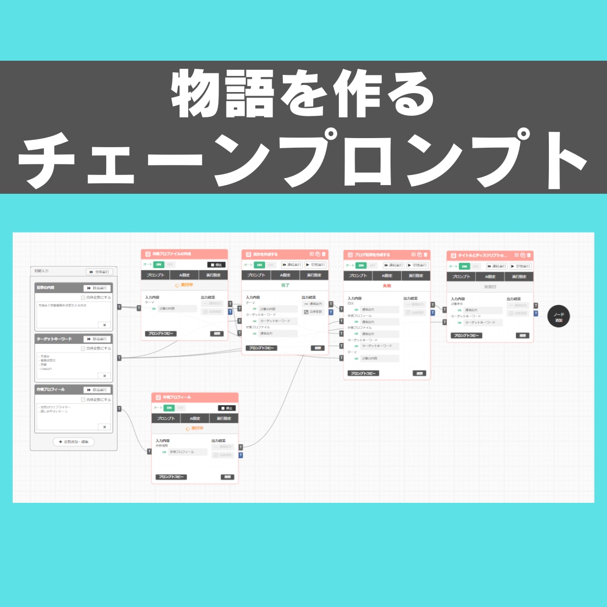チェーンプロンプトをプロが徹底的に教えます 【AI初心者でもOK】打ち出の小槌で超効率化してみませんか？ イメージ3
