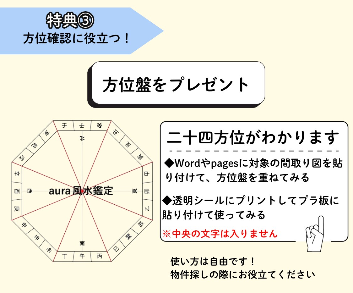 本格風水⭐︎運気UPへ導く間取りをご提案致します 【２LDK専用】引っ越し・リノベーションをご検討中の方必見✨ イメージ6