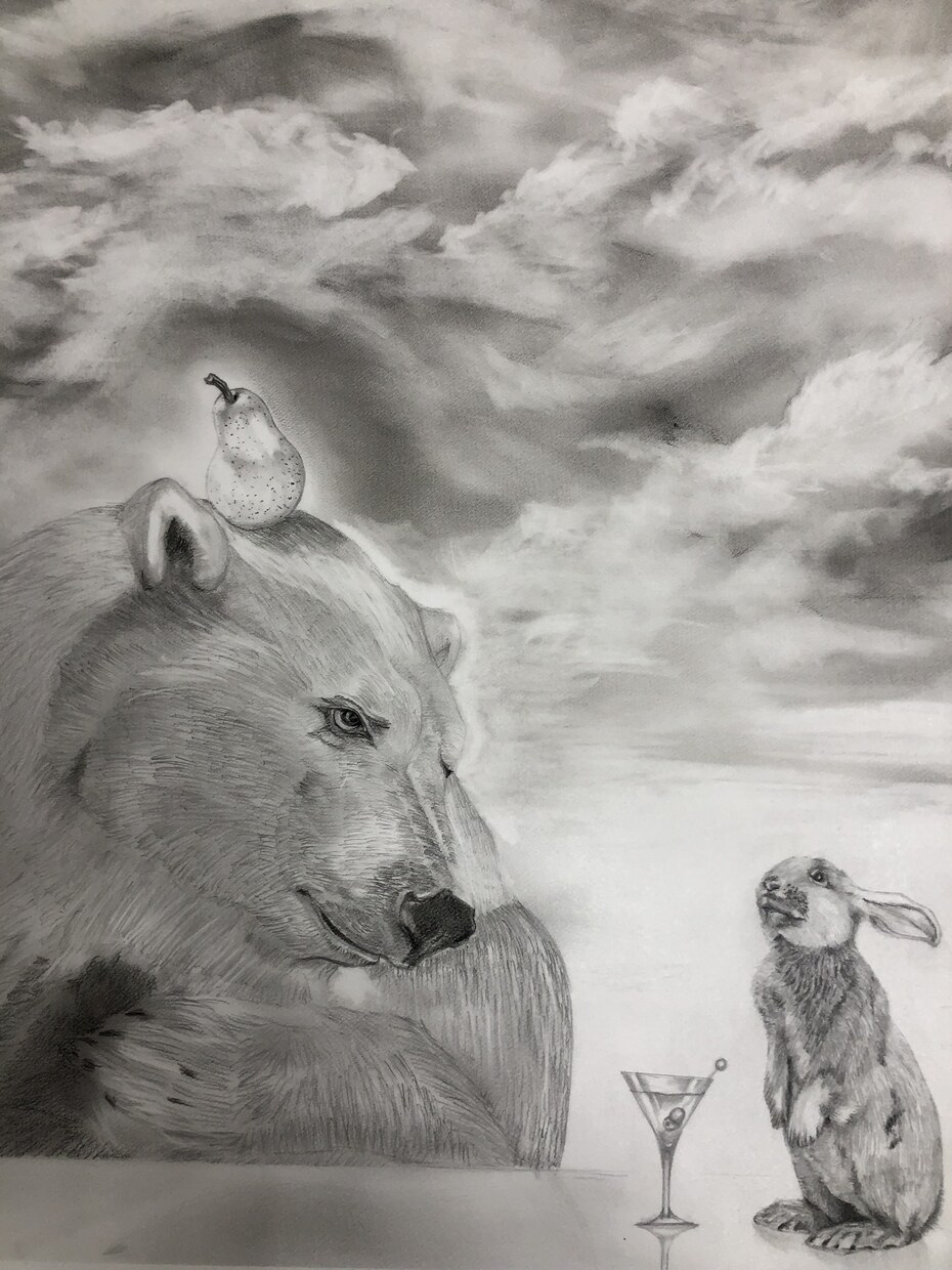 動物や人物画を描いています 愛するペットや人物画を印象的に描きます。 イメージ6