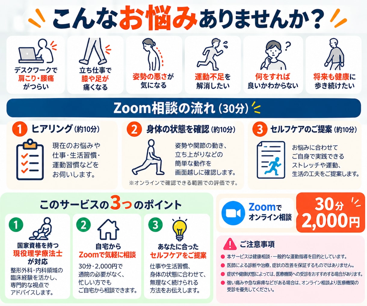 現役理学療法士が身体の悩みを相談・サポートします 肩こり・腰痛・姿勢の悩みをZoomで相談！セルフケアをご提案 イメージ2