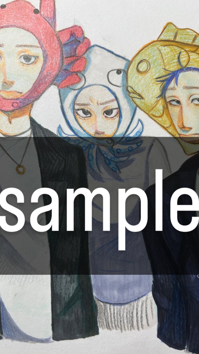 アナログイラストを描いています お客様が求めてるものを描きます。アイコンなどを制作します。 イメージ3