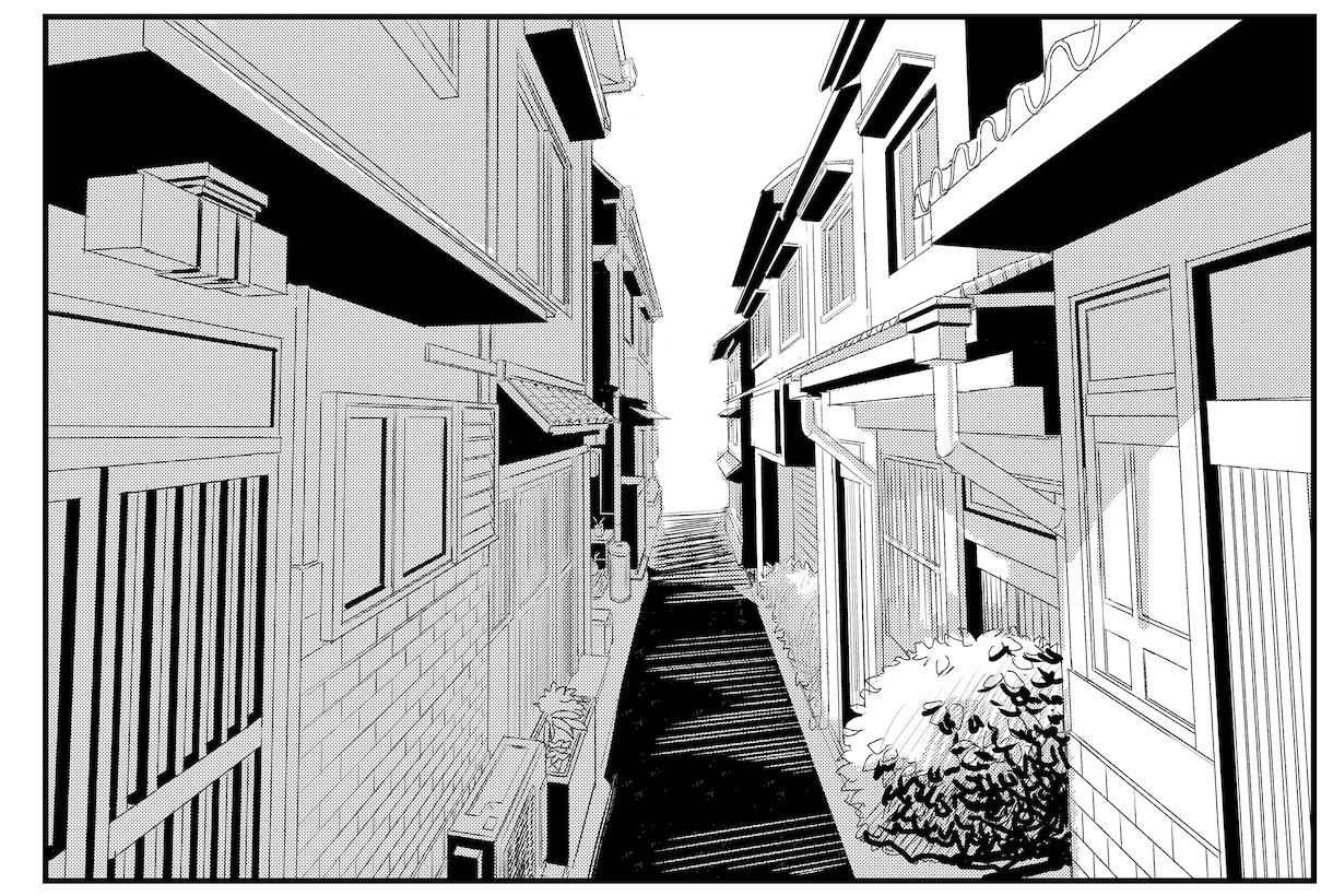漫画背景イラスト作成します 本業の建築知識を元に説得力のある背景を描きます。 イメージ5