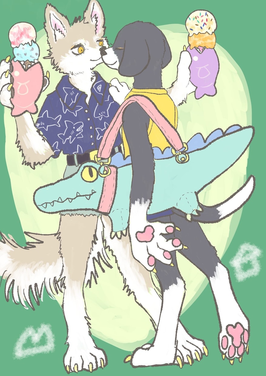 動物のイラスト描きます 可愛くちょっと毒っぽい、動物たちを届けます！ イメージ3