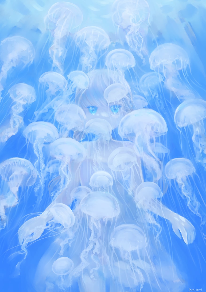 静かに寄り添う世界観の一枚絵をお描きします MV・装画・動画用・個人観賞用などに イメージ3
