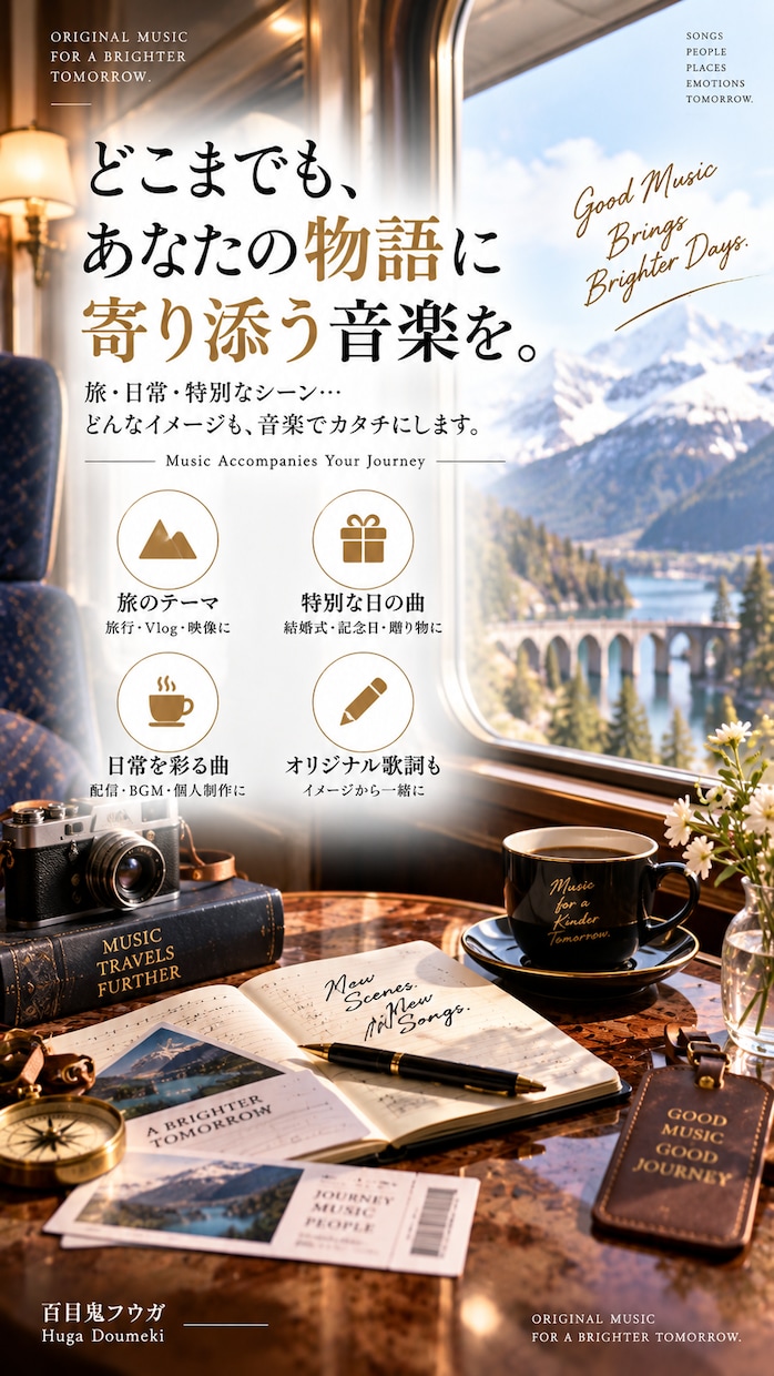 あなただけのオリジナル曲作りますます YouTube・配信・SNS向け対応 イメージ7