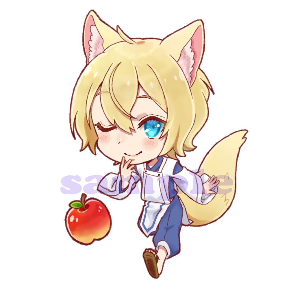可愛らしいSDキャラクターをお描きします 描いて欲しいキャラクターを小さくします！アイコンなどにどうぞ イメージ1