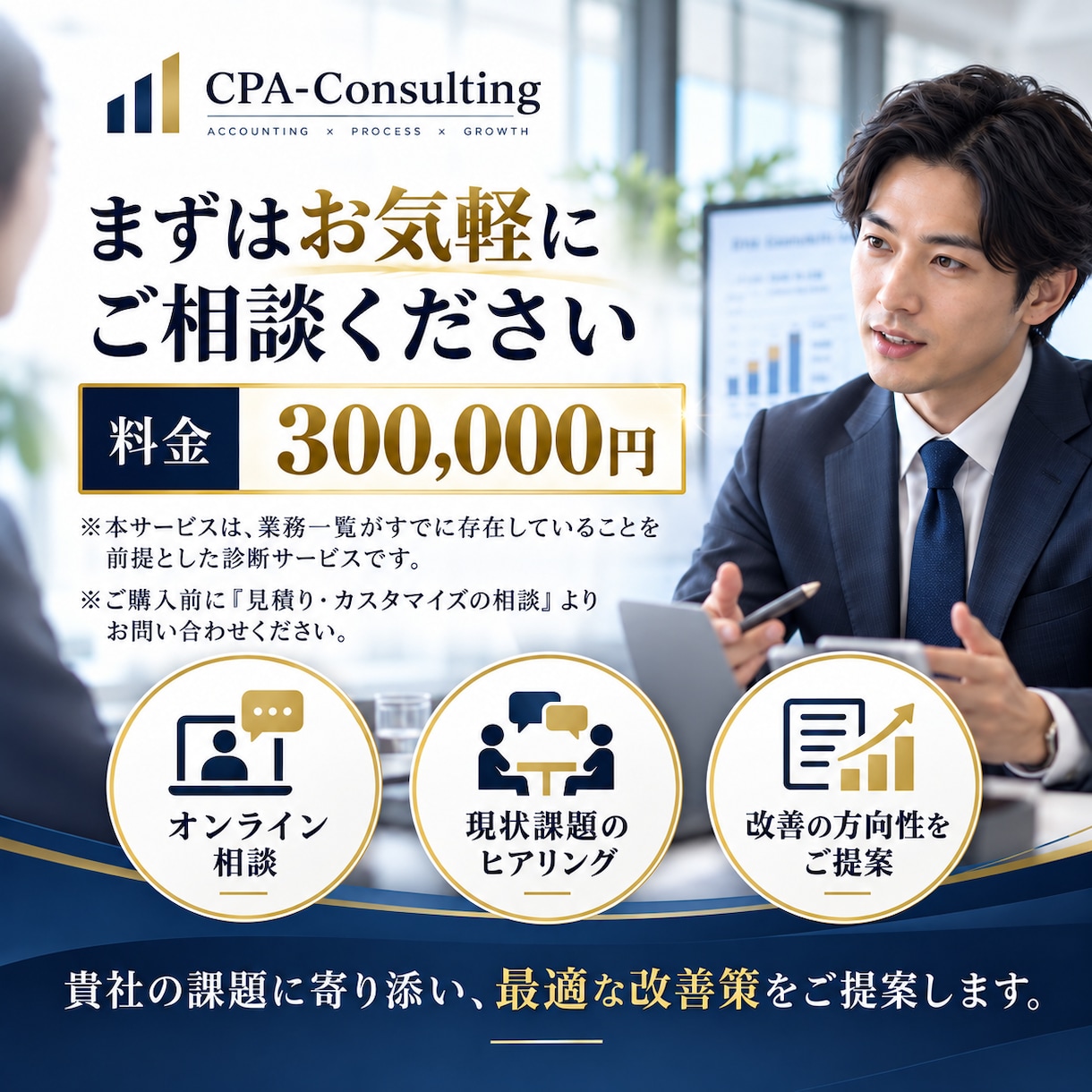 工程表による月次決算のスケジュール診断をします 業務一覧に基づき、月次決算のボトルネックを特定・改善します イメージ6
