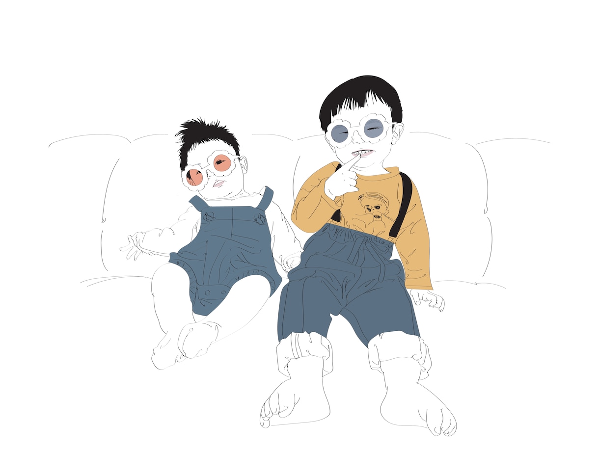 思い出を絵に残します お気に入りの写真をイラストにしませんか？＾＾ イメージ1