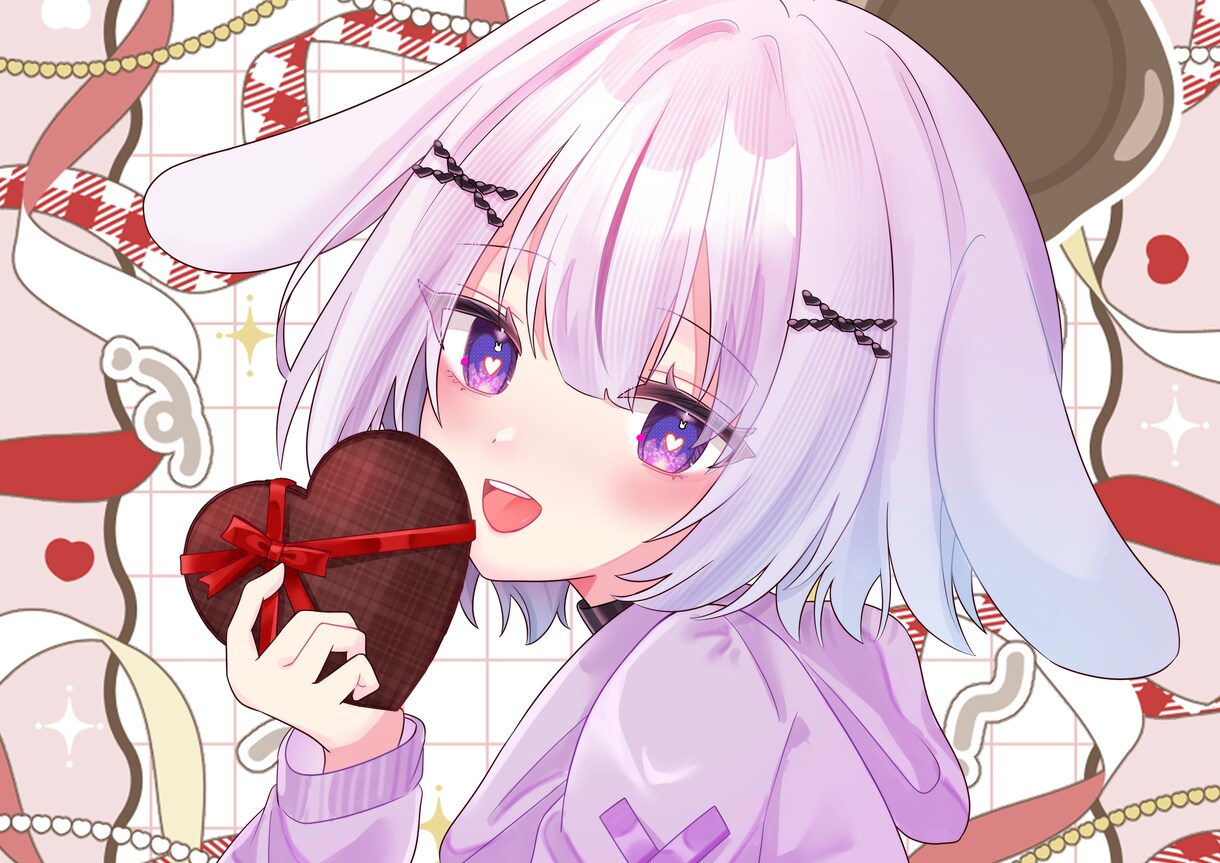 かわいいをぎゅっと詰め込んだ絵を描きます デコレーション背景が得意です！ イメージ4