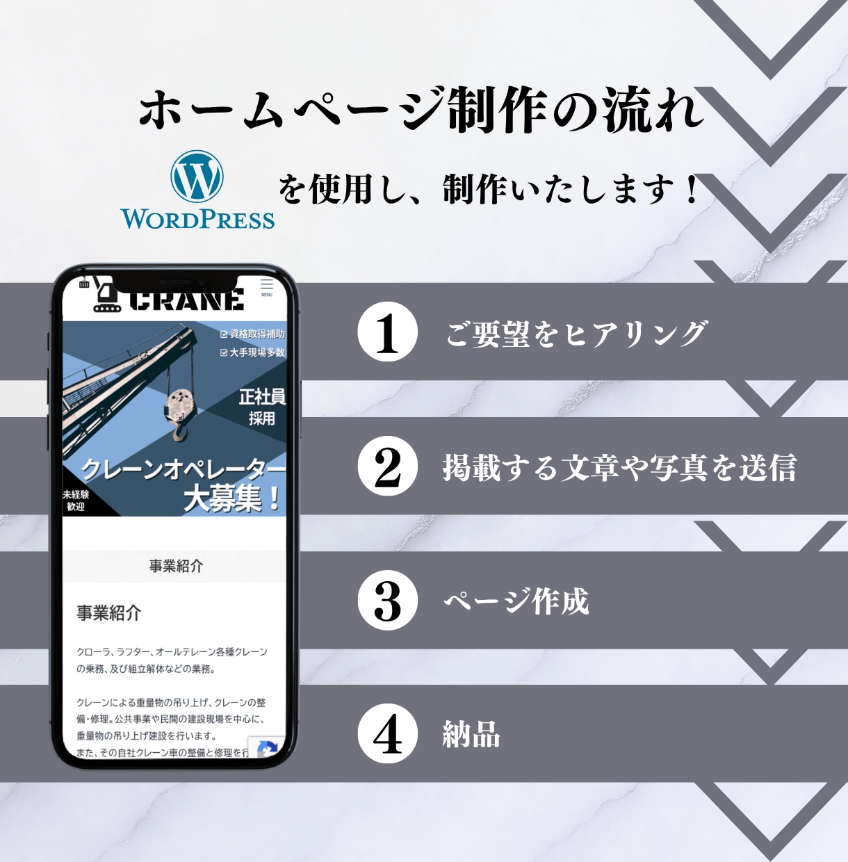 WordPressで更新できる採用LP制作します 会社の魅力が伝わる採用ページを制作します！ イメージ2