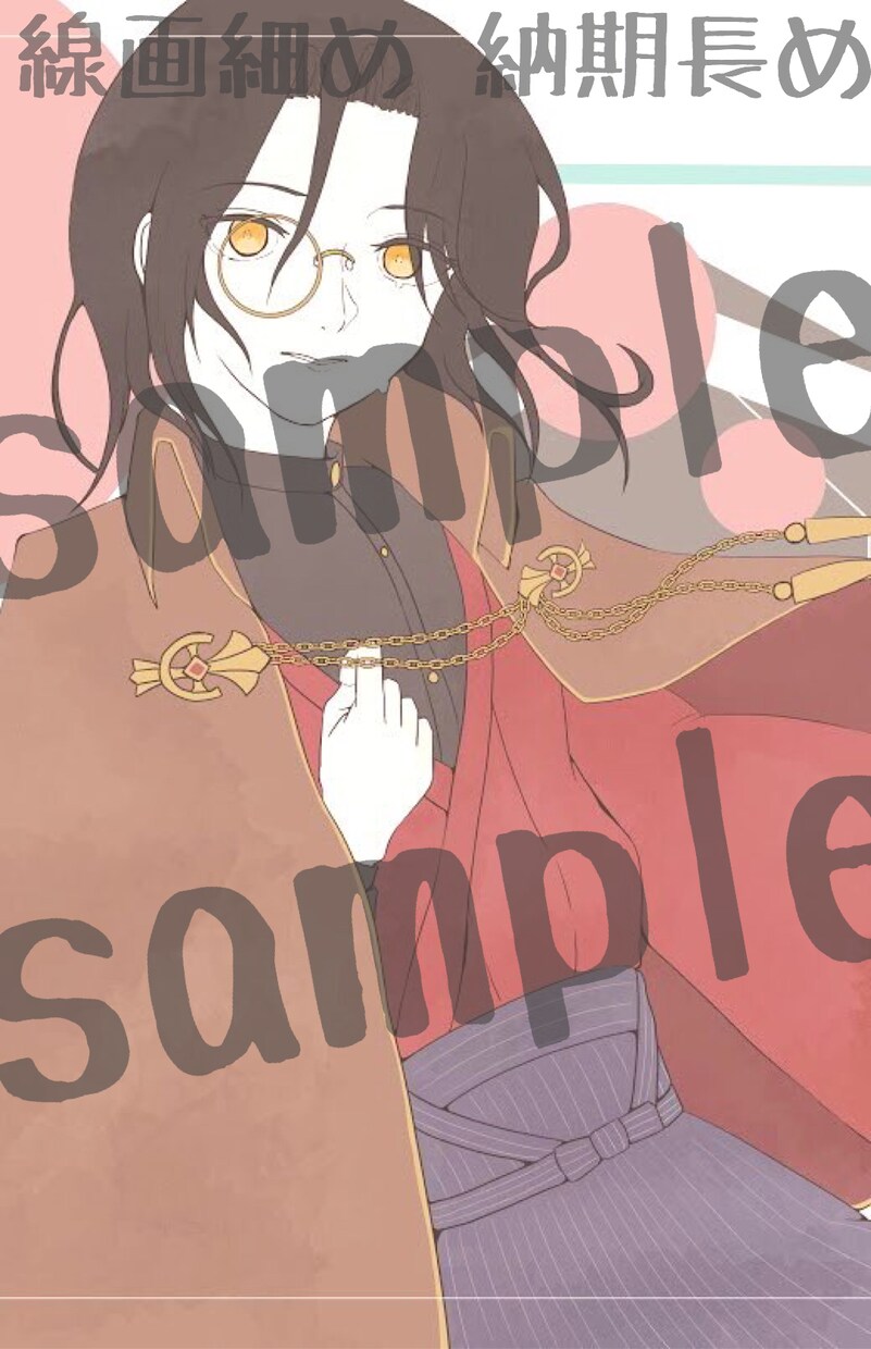 一部小物の眼鏡無料！SNS用のアイコンを作成します 魅力的なアイコンを描きます。あなたの性癖にお応えします！！！ イメージ7