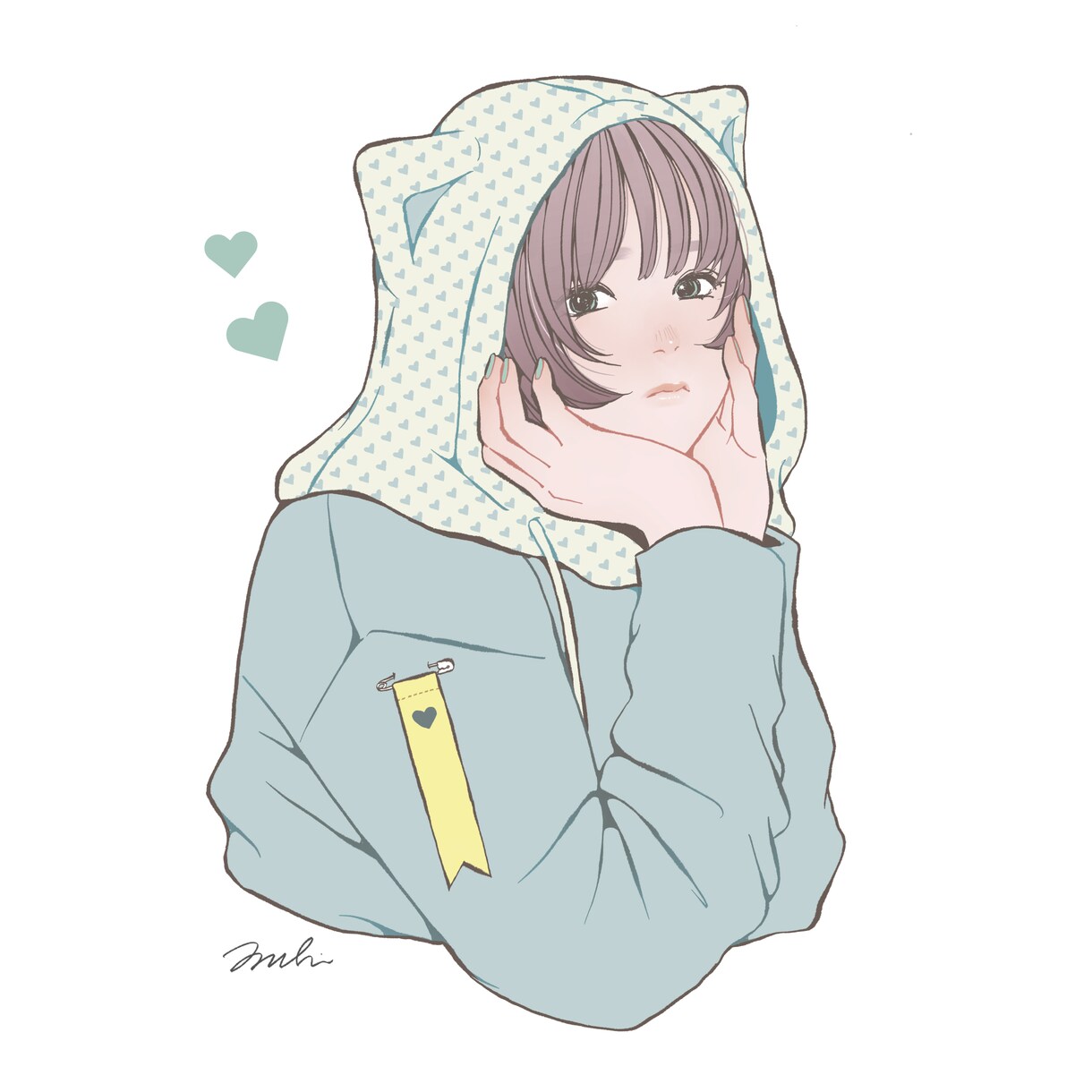ふんわり優しいタッチの似顔絵やイラスト描きます アイコン、挿絵、プロフィール画像に是非！ イメージ4