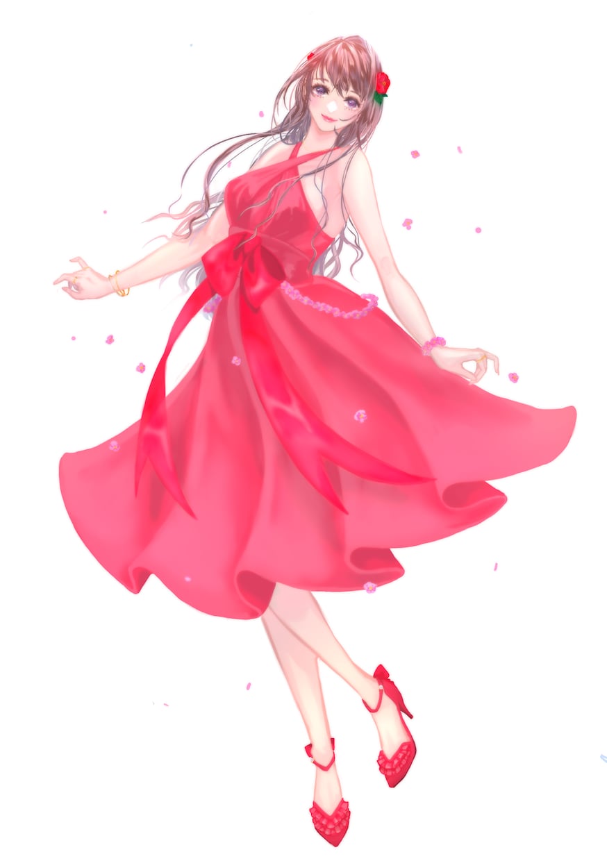 綺麗系の全身立ち絵制作いたします 立ち絵制作｜全身｜表情差分３種 イメージ5