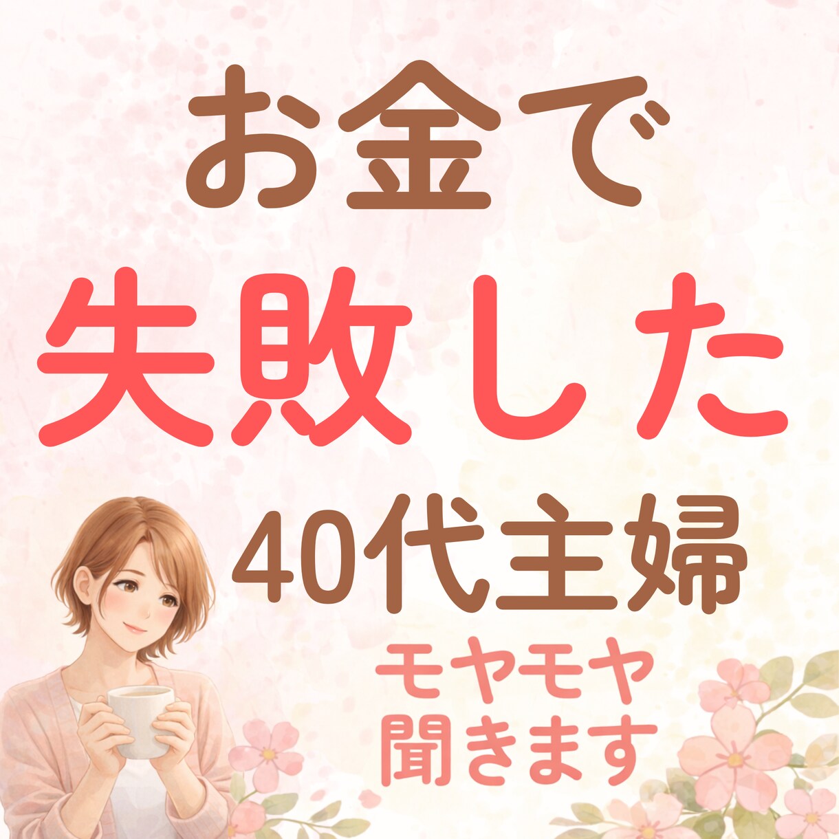 お金で失敗した40代女性が優しくお聞きします 投資の失敗・お金の不安・FXなど、寄りそってお聞きします イメージ1