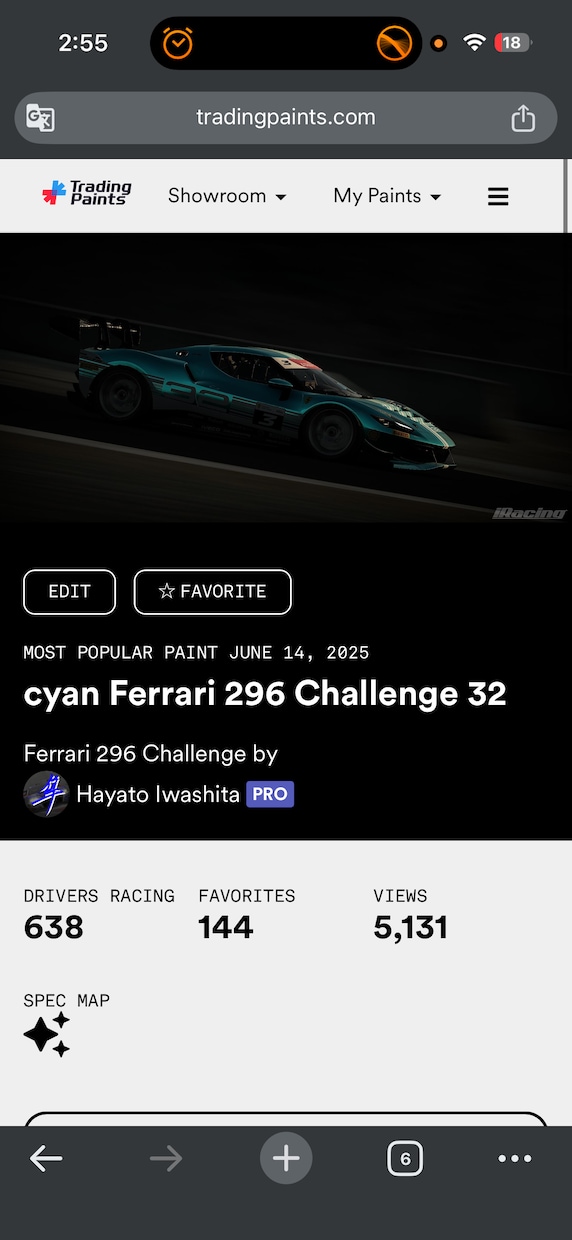 iRacing の車のカラーリングを制作します オリジナルのリバリーでiRacingをLet’s Enjoy イメージ2
