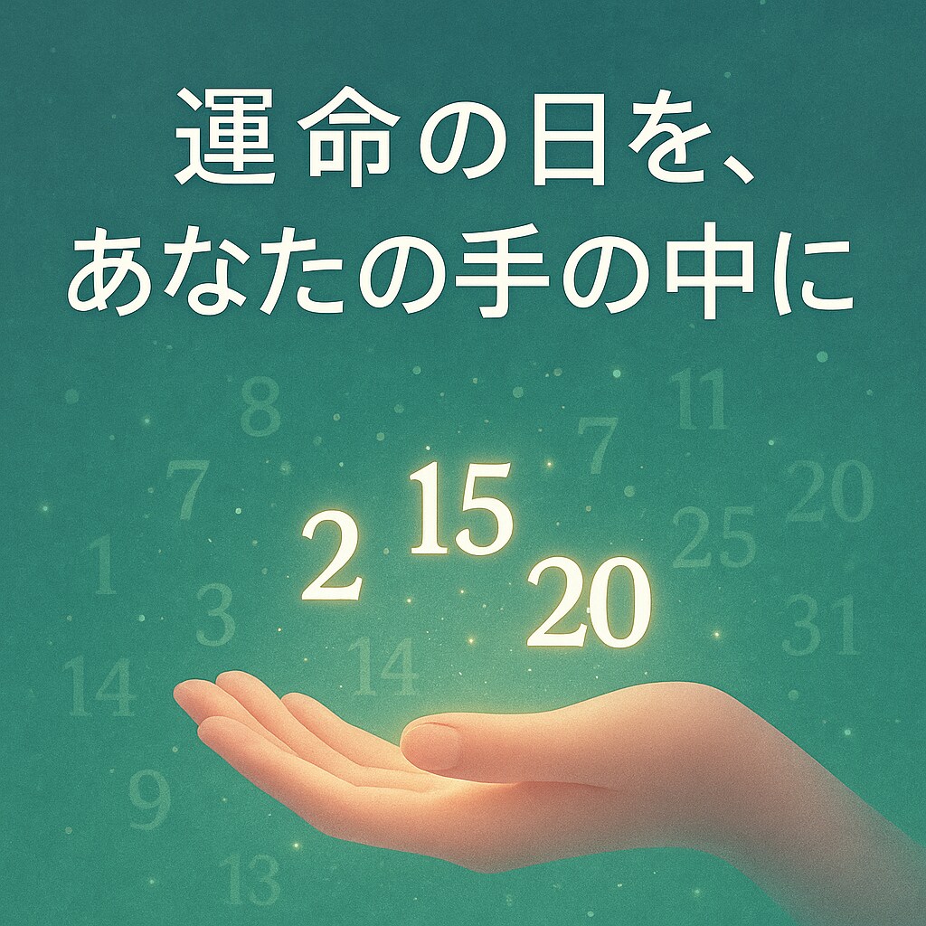 あなたのラッキーデイと要注意日を占います お好きな月を指定！追加で1日だけ知りたい日を指定もOK！ イメージ6
