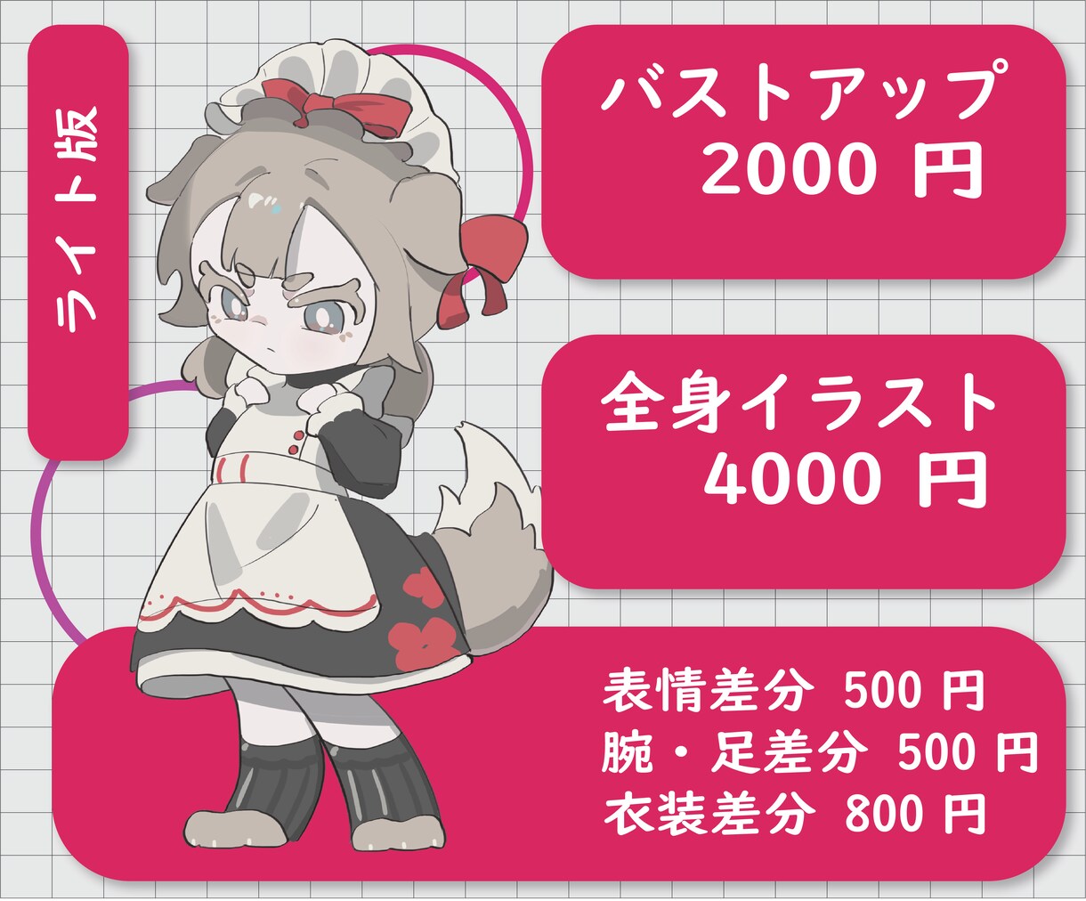可愛い「ちびキャラ」作ります グッズ、snsアイコンなどに。獣が得に得意です！！ イメージ2