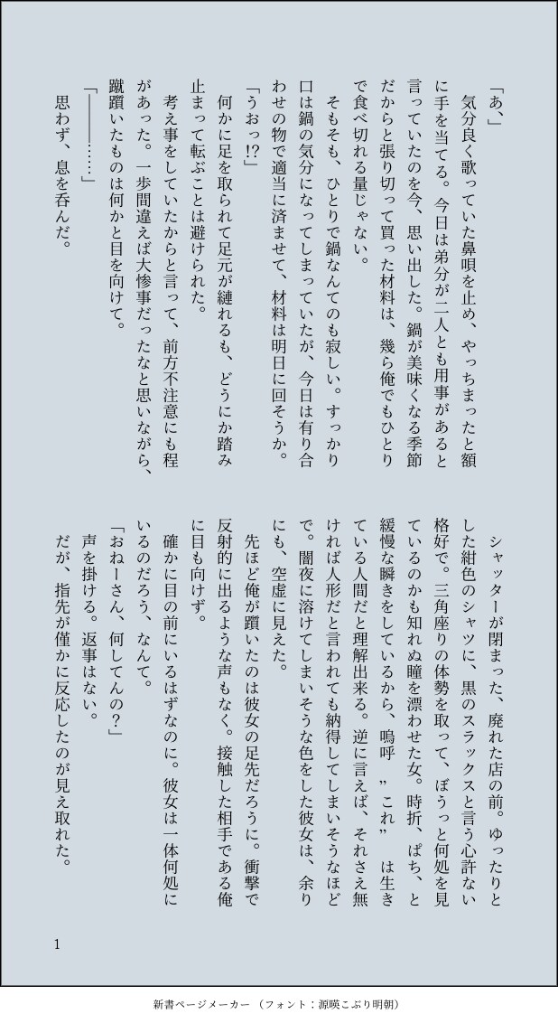 小説/夢小説依頼受け付けます NL/BL/GL/ほのぼのからグロゴアまで広範囲対応 イメージ5