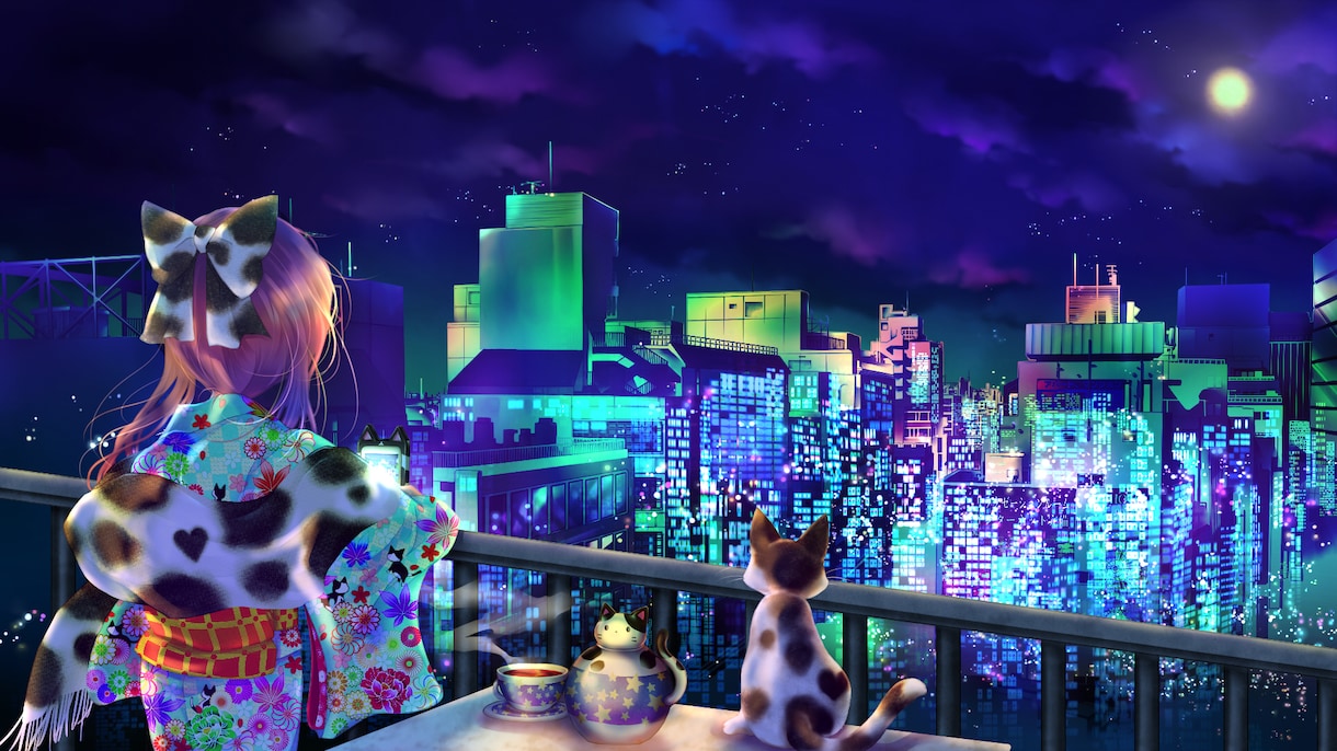 キャラ単体から背景込みまで、ご要望にお答えします キャラクター立ち絵、背景込みの一枚絵など、ぜひご相談下さい イメージ8