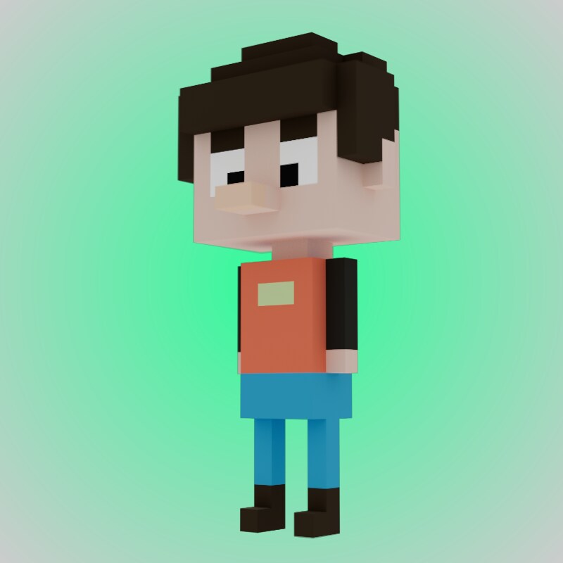 3Dボクセルイラスト制作します SNSアイコン イラスト素材にかわいいボクセルアート イメージ5