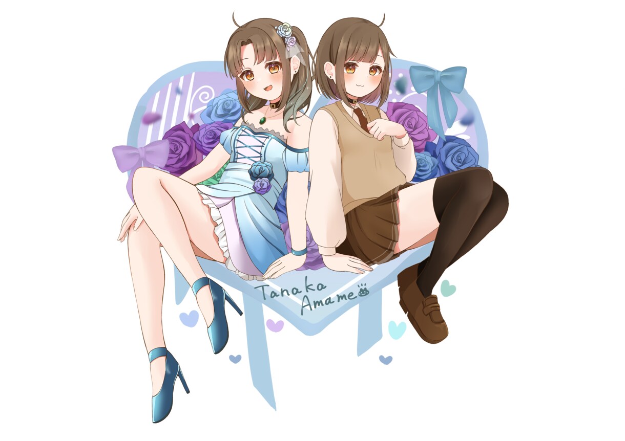 かわいい女の子のイラスト描きます サムネイル、アイコン、歌ってみた等 イメージ3