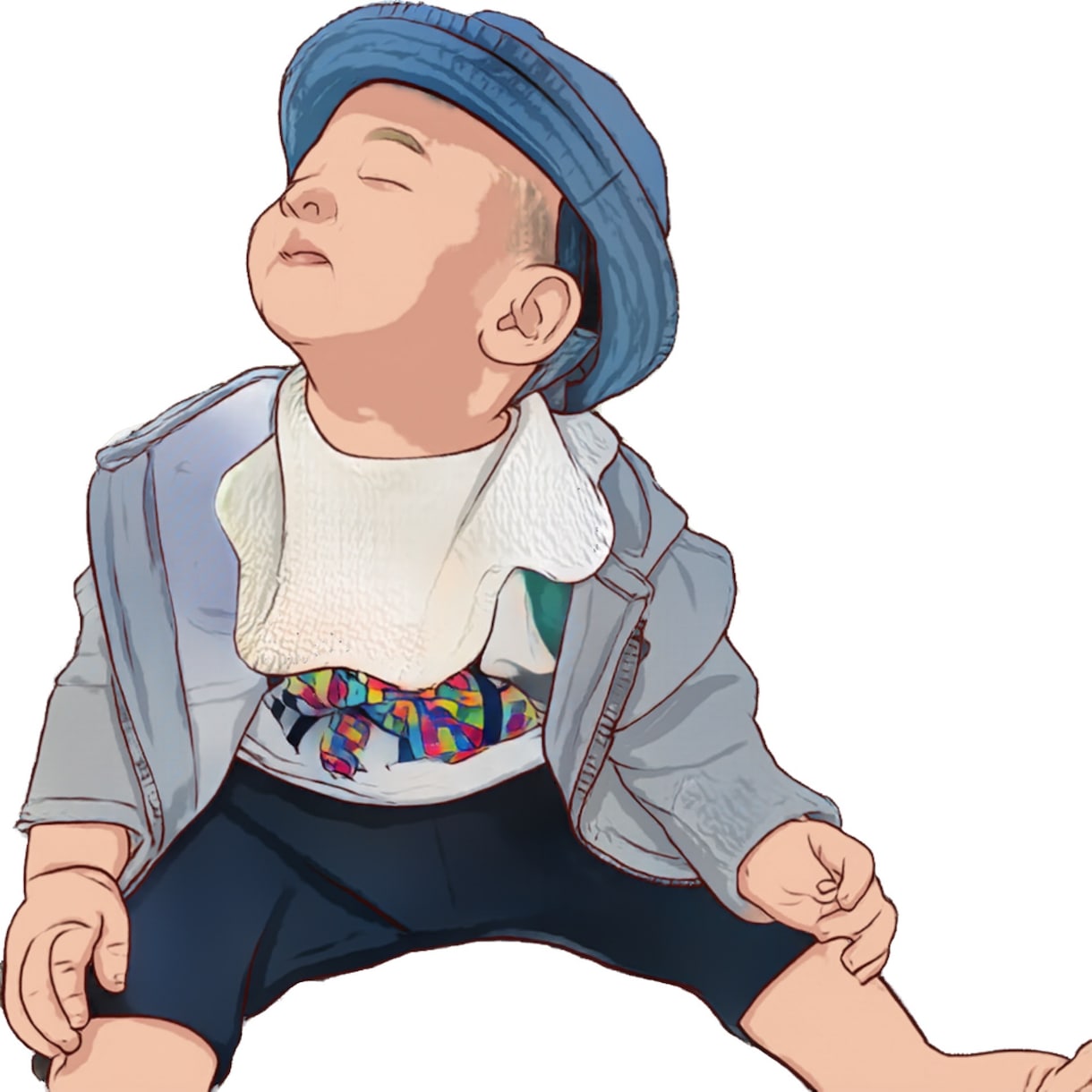 お子様のイラストLINEスタンプ作ります 写真を元にイラストを作成しオリジナルLINEスタンプを作成 イメージ5