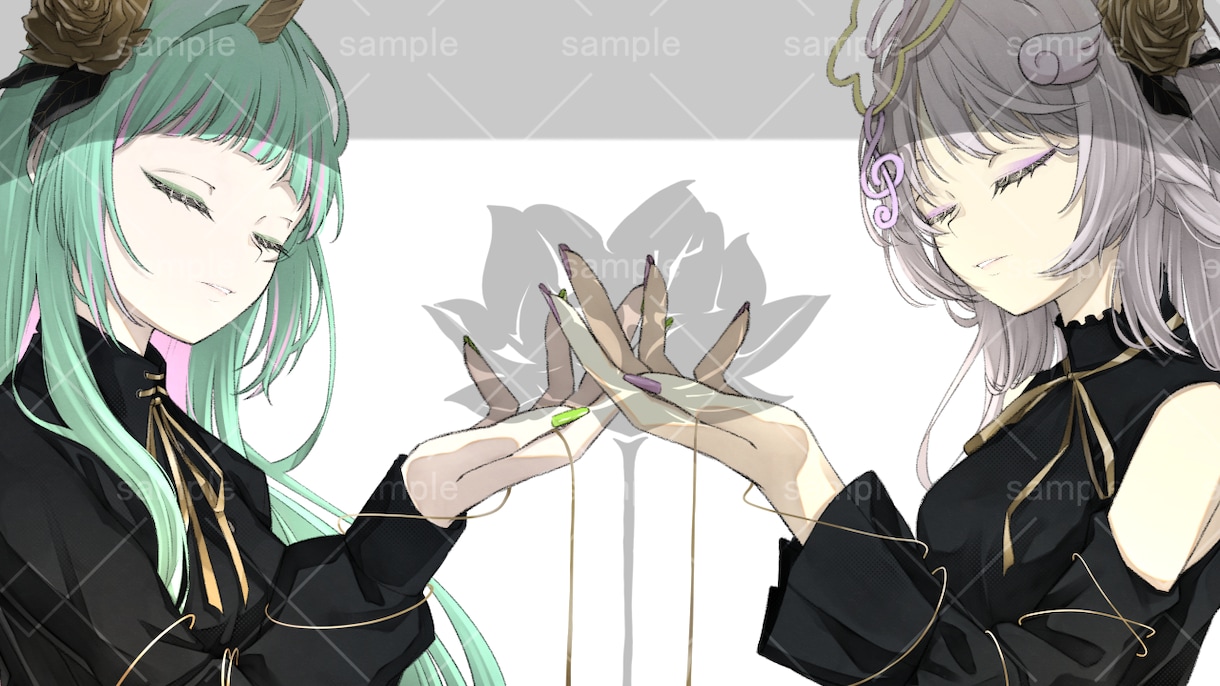 歌ってみた用イラストを制作いたします 活動者のみなさんを手伝いたい！ イメージ5