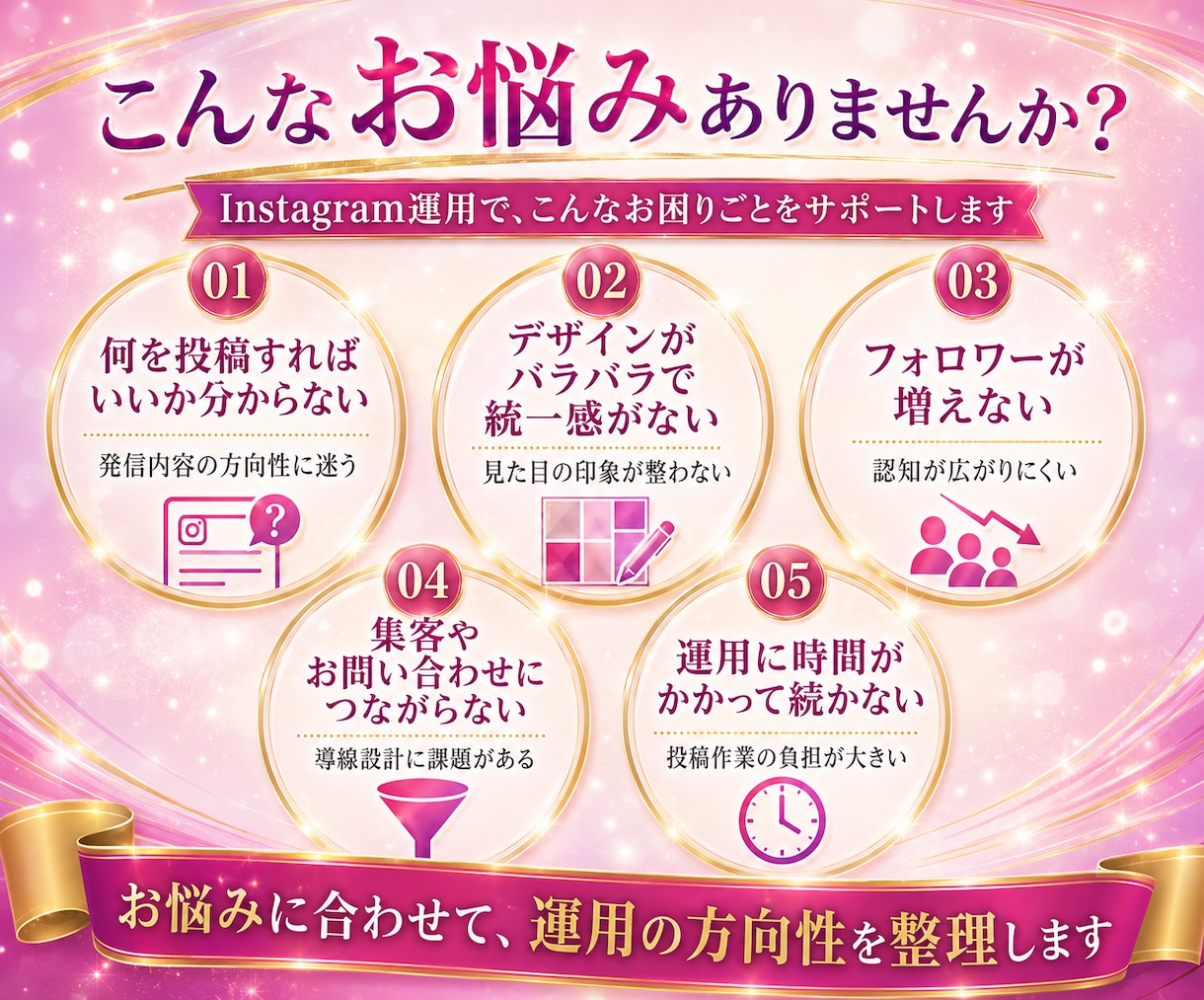 インスタグラム運用代行‼️お任せデザイン投稿します 丸投げOK!画像制作・アニメーション画像制作投稿OK！ イメージ2