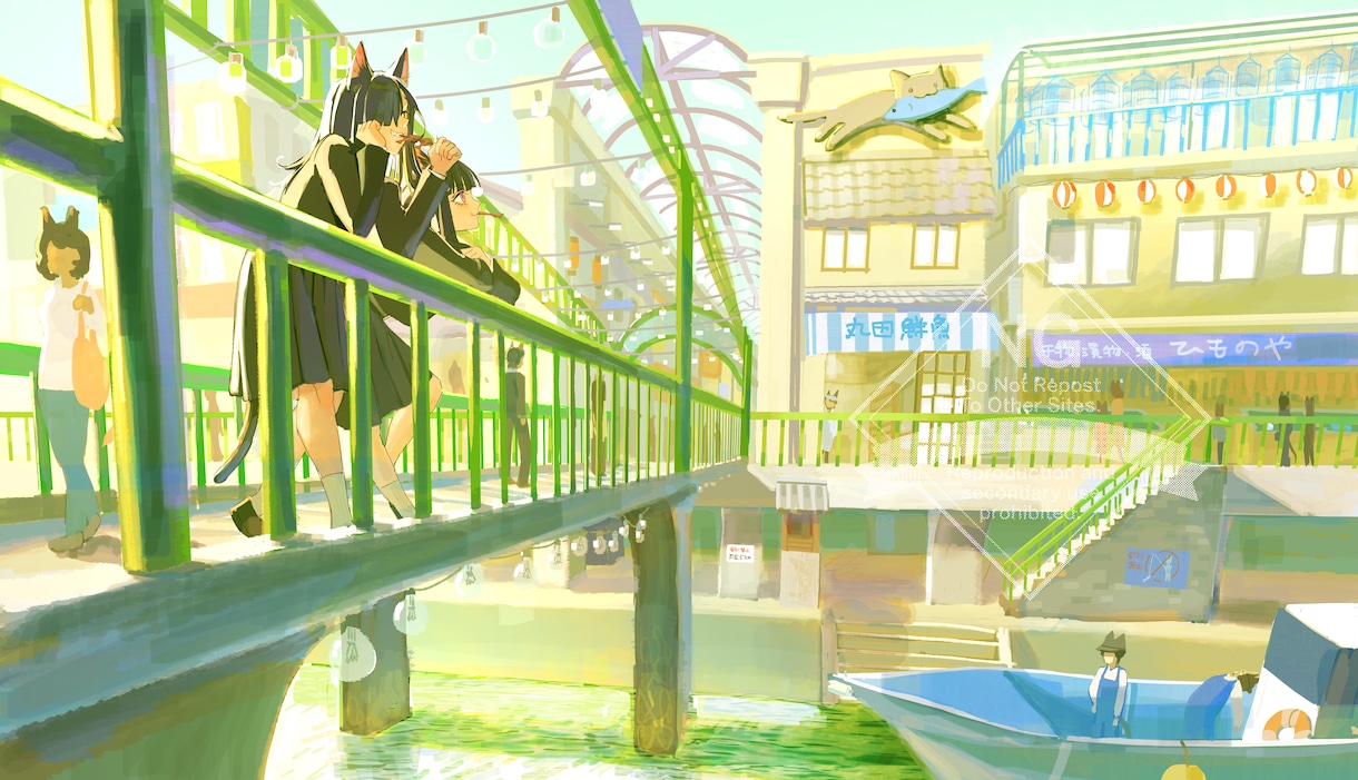 幻想的な背景イラストを描きます 商用利用可！厚塗り１枚絵を提供します！ イメージ1