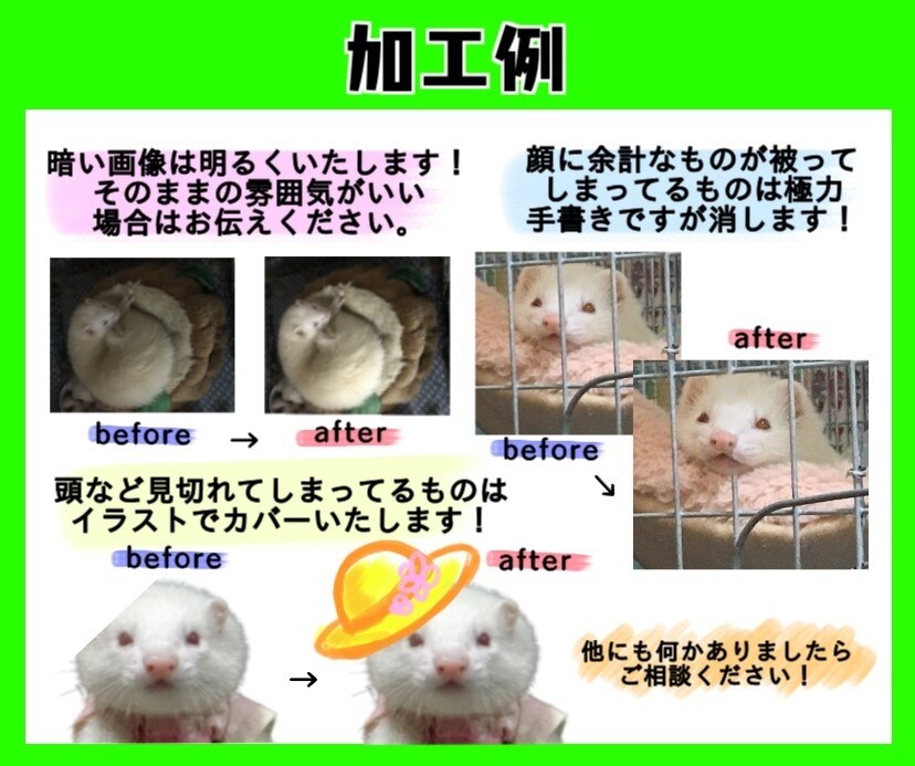 ペットや家族！キャラ概念等のスマホケース作ります クリアケース、グリッター入り、手帳型など豊富な種類◎ イメージ3