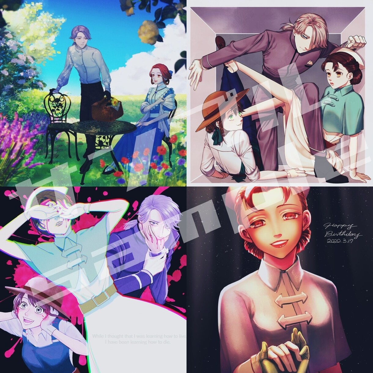 表紙.挿絵.立ち絵イラスト描きます 和風とEラインを描くのが好きです イメージ7