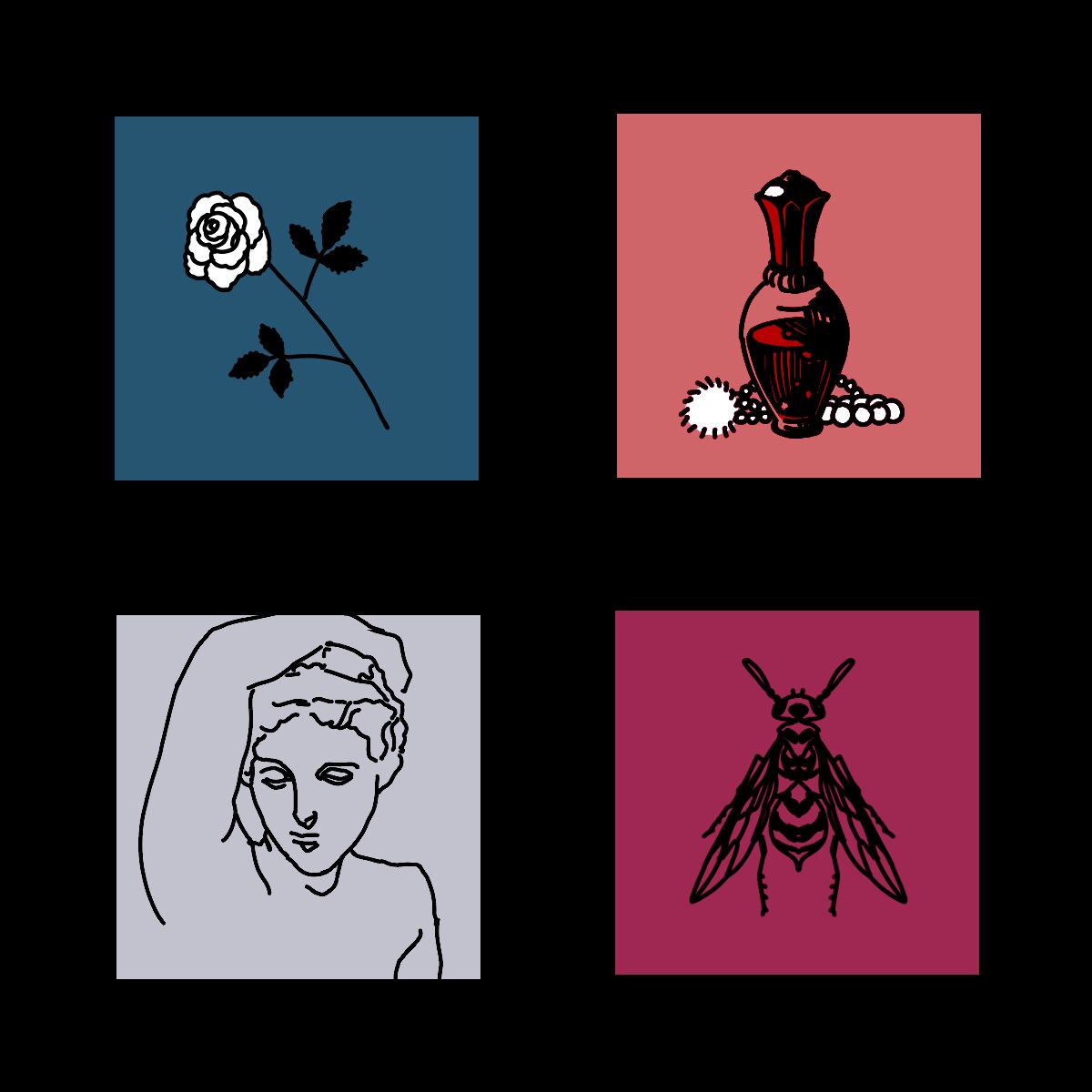 シンプルでお洒落なイラスト描きます SNSのアイコンなどにどうぞ！ イメージ1
