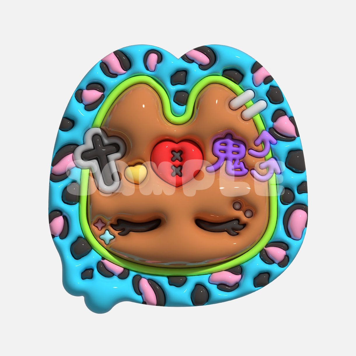 ぷっくり可愛い生き物のアイコン作成します SNS等で使えるぷっくりしたイラストのアイコン作ります イメージ9