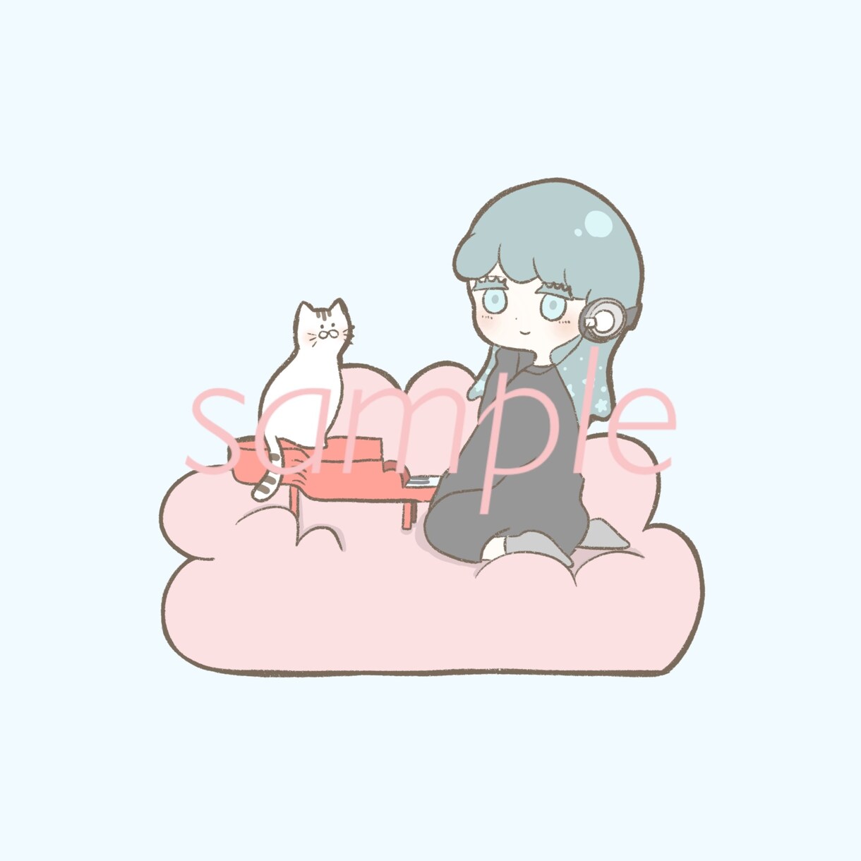 ゆるいSNS用アイコン／ブログ用アイコン描きます あなただけのアイコンであなたらしさを出そう イメージ4