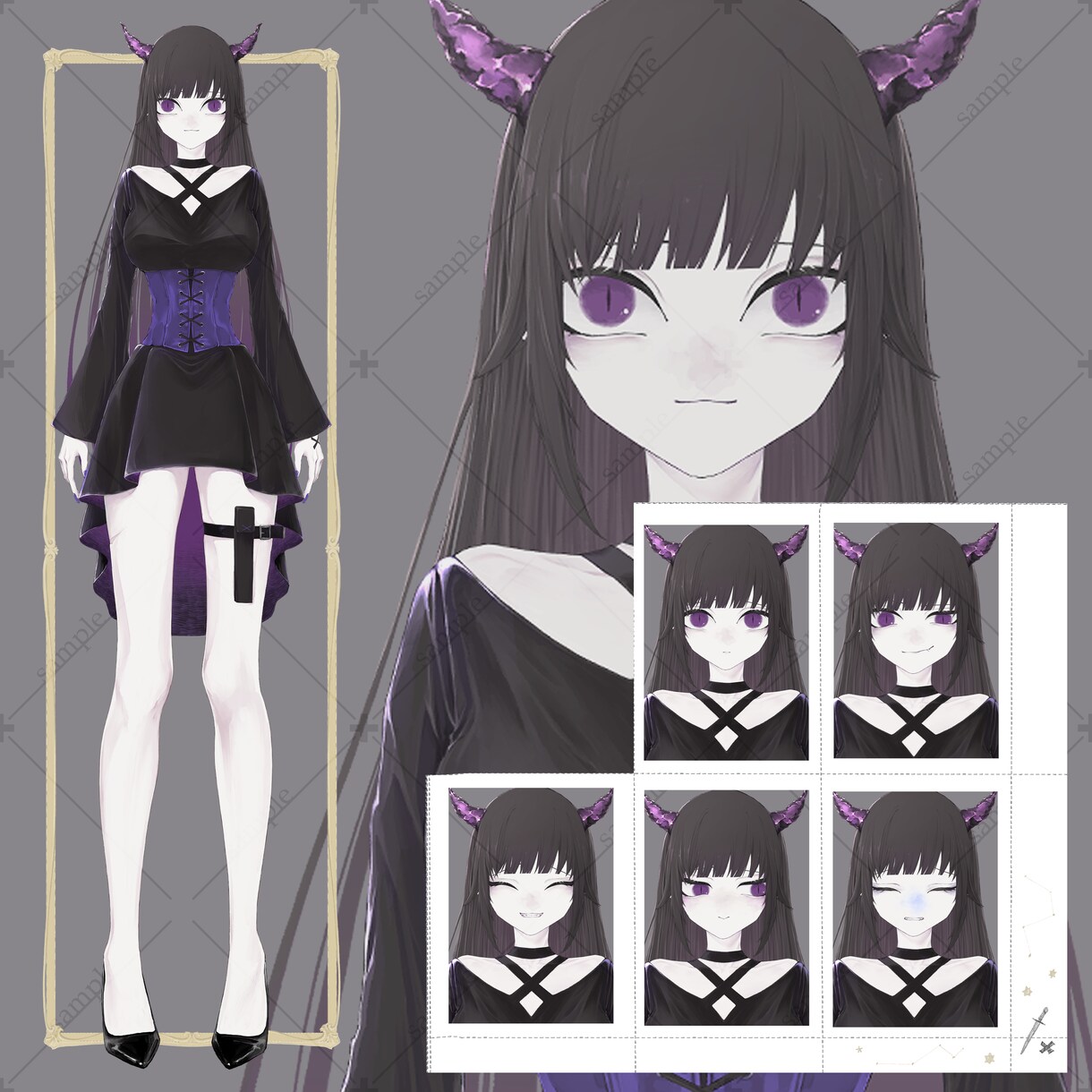 動画用イラスト、立ち絵、アイコンヘッダー他描きます trpg立ち絵、歌ってみた動画用イラスト等 イメージ5