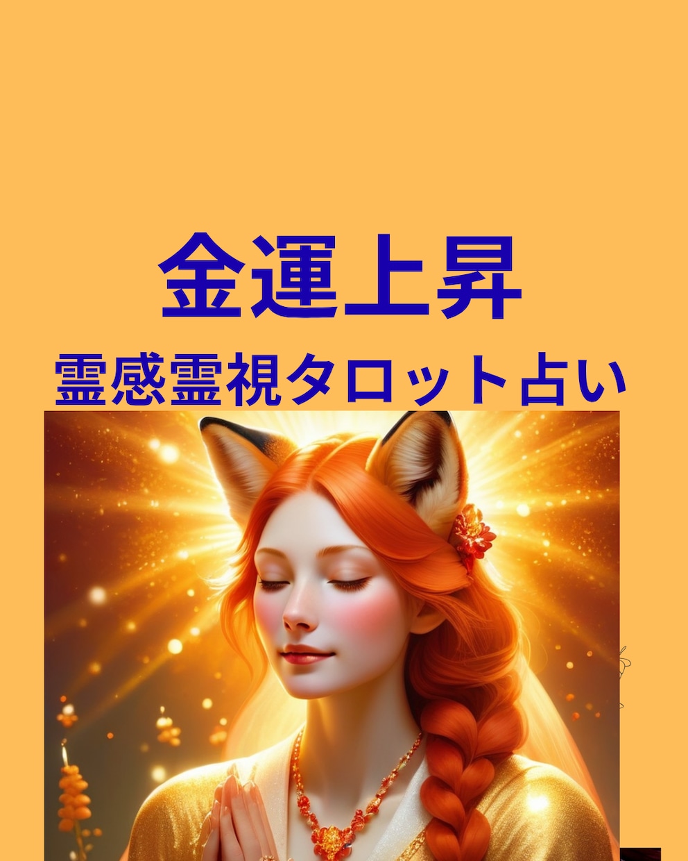 赤いお狐様の力で金運霊視・金運上昇アドバイスします ★金運上昇★投資&副業★起業★霊感霊視タロット★ヒーリング★ イメージ1