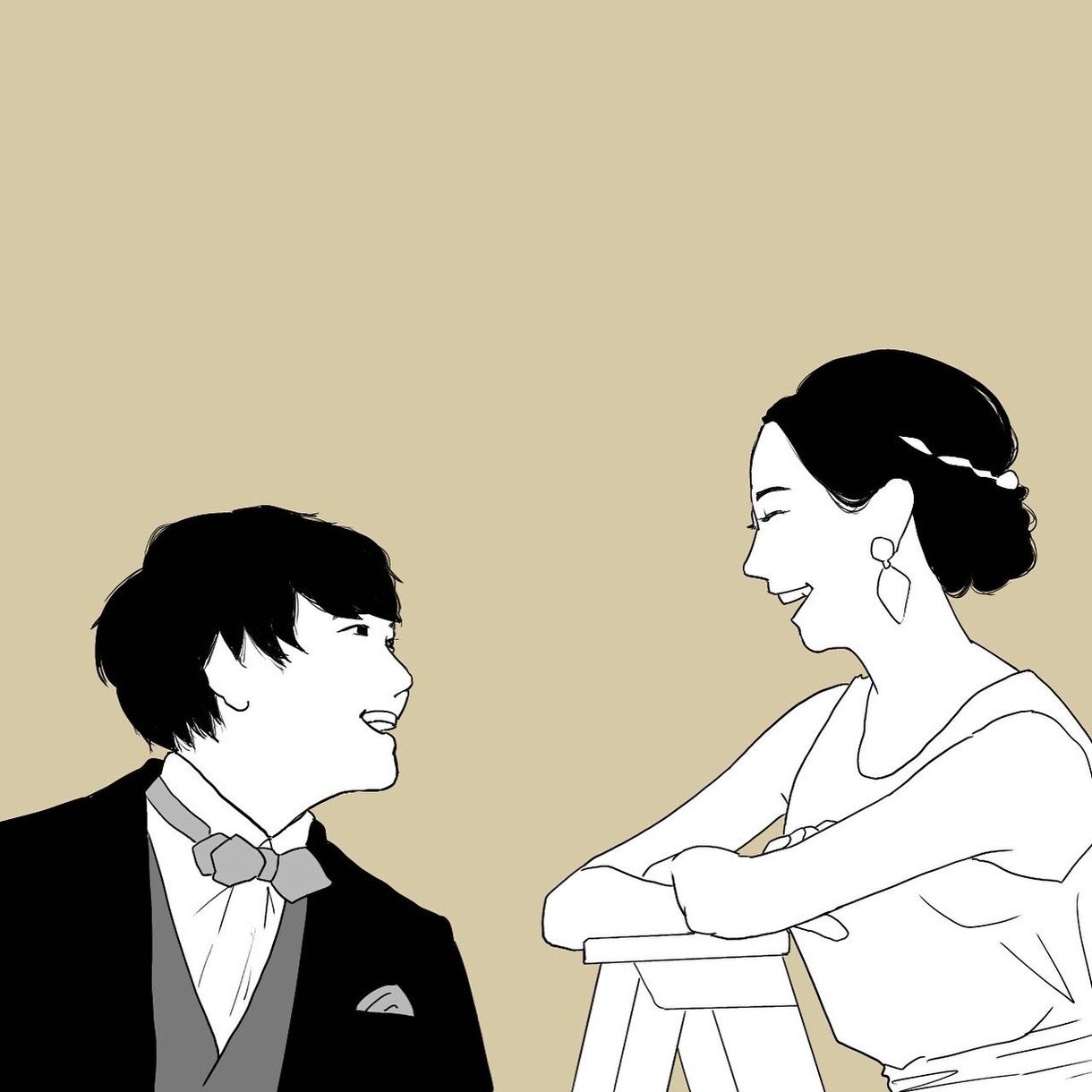 お写真を元にオシャレイラスト描きます お気に入りのお写真をお好みの雰囲気でイラストにします イメージ3