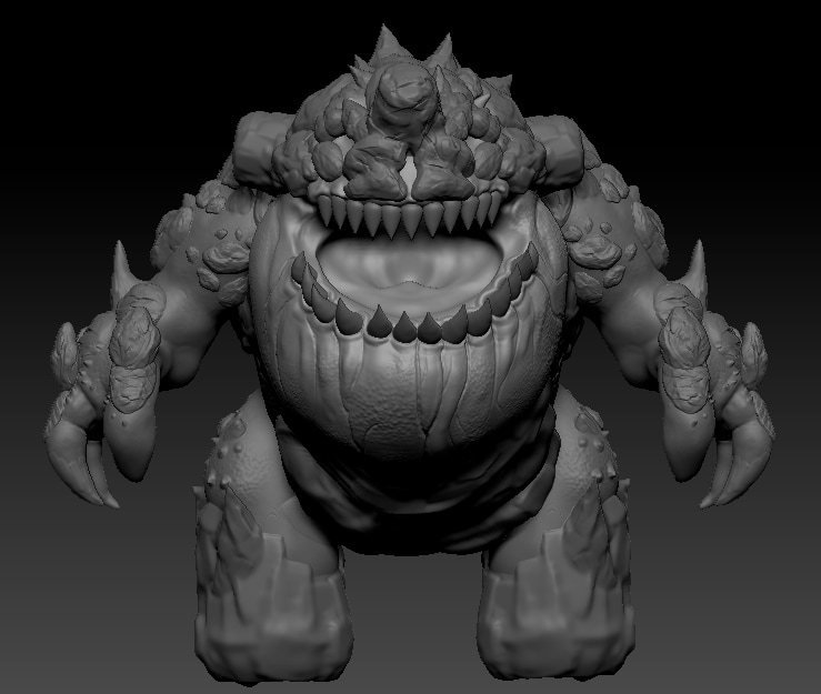 ゲームモンスターの3Dモデリングの制作をしています 3dゲームのモデリング、フィギュア イメージ3
