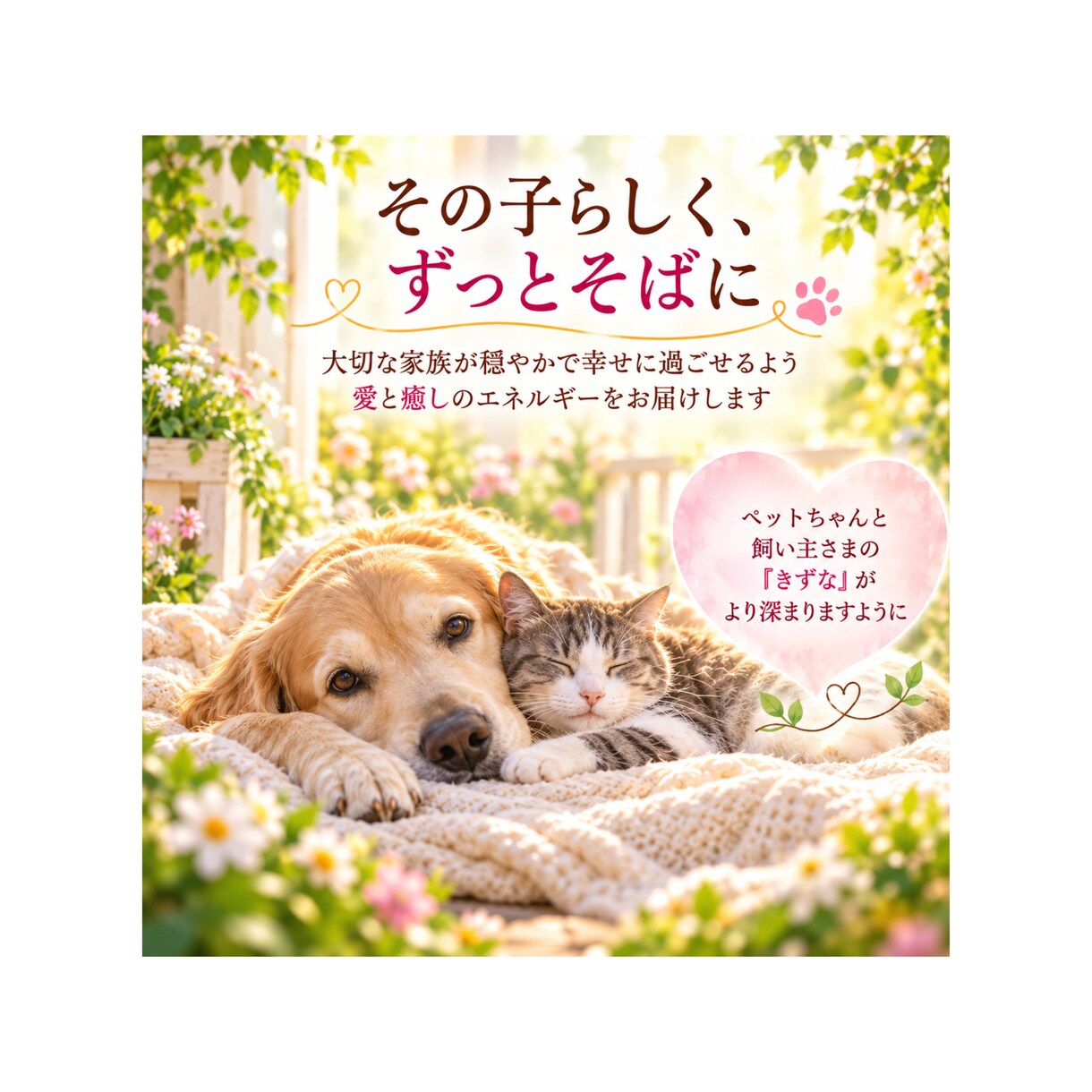 大切な愛犬・愛猫・小動物へ遠隔ヒーリングを届けます 飼い主さまの「何かしてあげたい」に寄り添います イメージ6