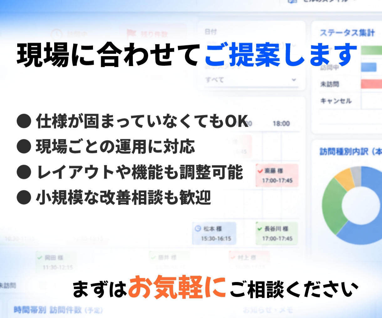 医療・介護向けExcel業務を自動化・効率化します 医療システムでは対応しきれない業務を効率化します イメージ4