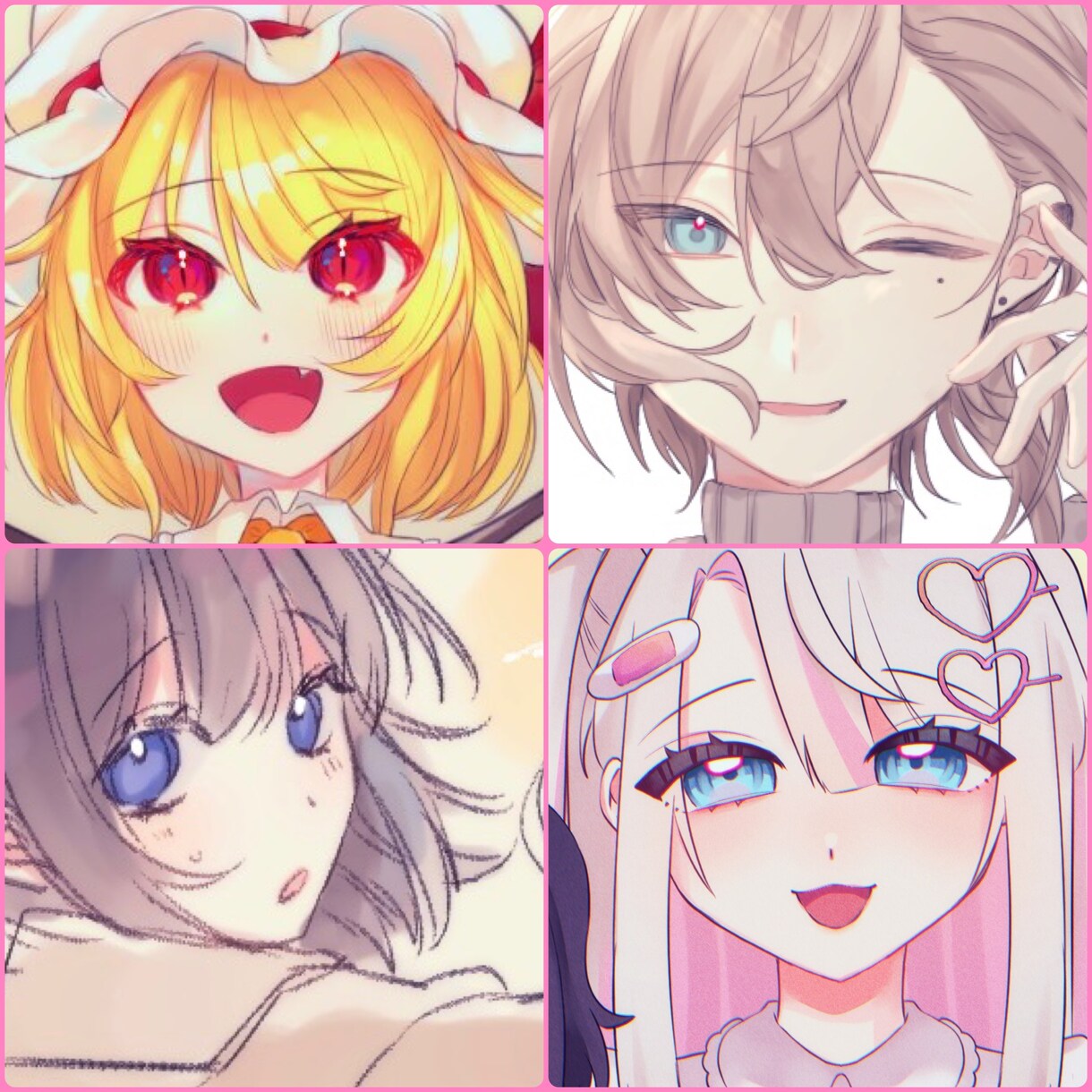 アイコン、夢絵等描きます バスト～全身様々なイラストを作成させて頂きます！ イメージ2