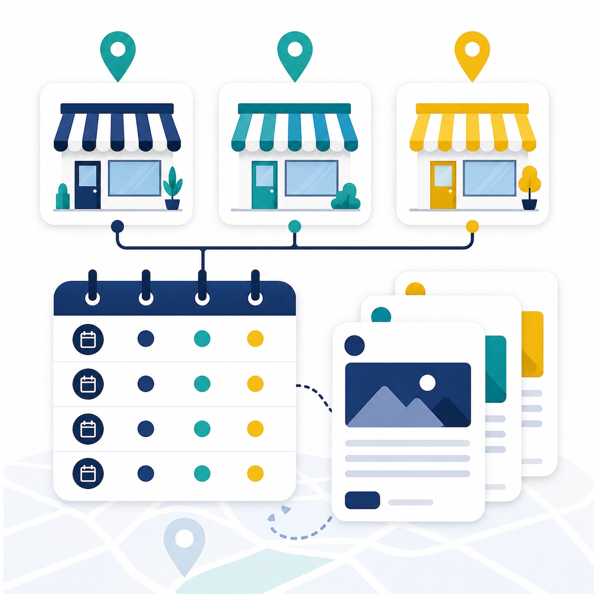 Googleマップ投稿案3本を作成します 事実確認欄つきで1店舗分を整理 イメージ1