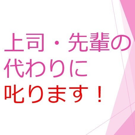 30歳以下限定！社会人の先輩があなたを叱ります 職場で本音を言ってもらえてますか？あなたの問題点を指摘します イメージ1