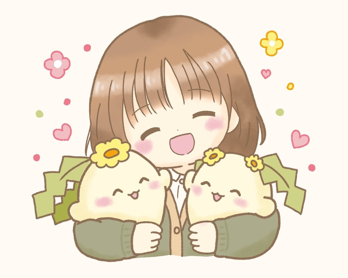 やさしくほっこりした似顔絵を描きます お写真をもとに、ふんわり優しいタッチでお描きします✾ イメージ5