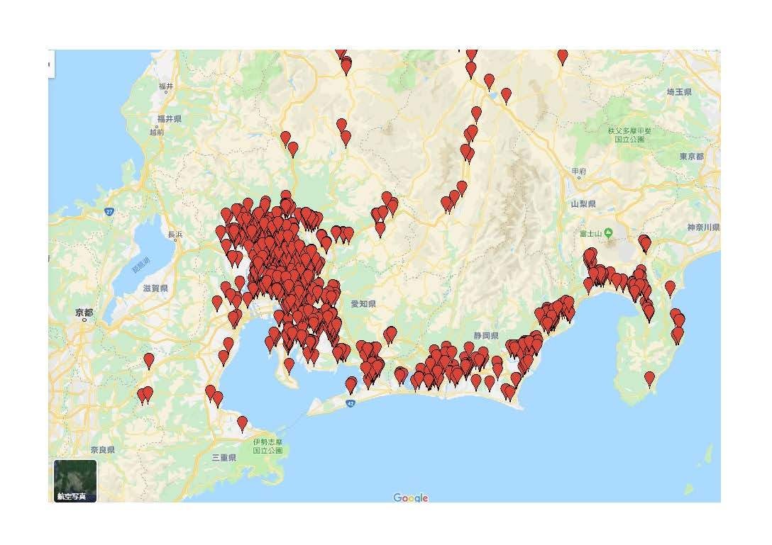 あなただけの専用地図をお作りします 営業ルートや拠点の位置把握 by google map イメージ1