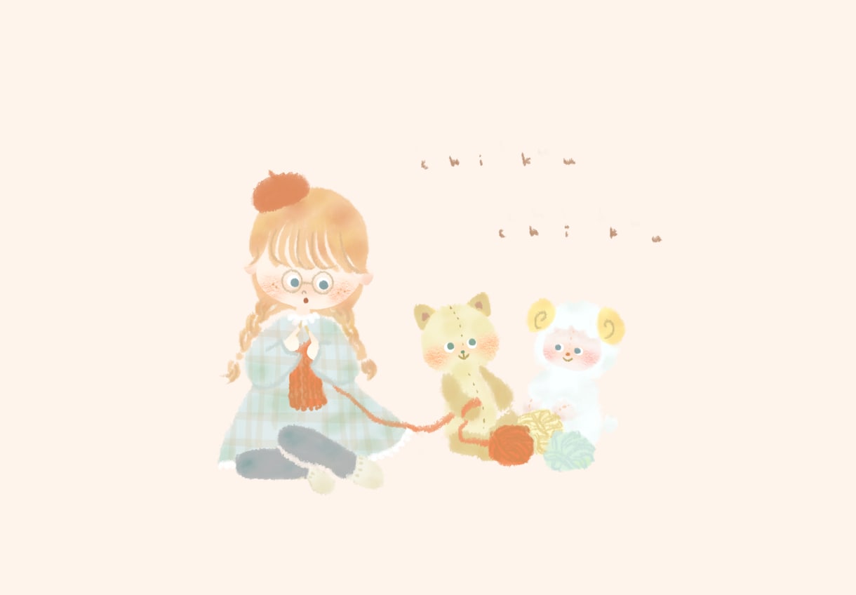 ほんわかカットイラスト描きます 商用利用OK◎ほっこりと優しいイラストを届けます⚘⠜ イメージ3
