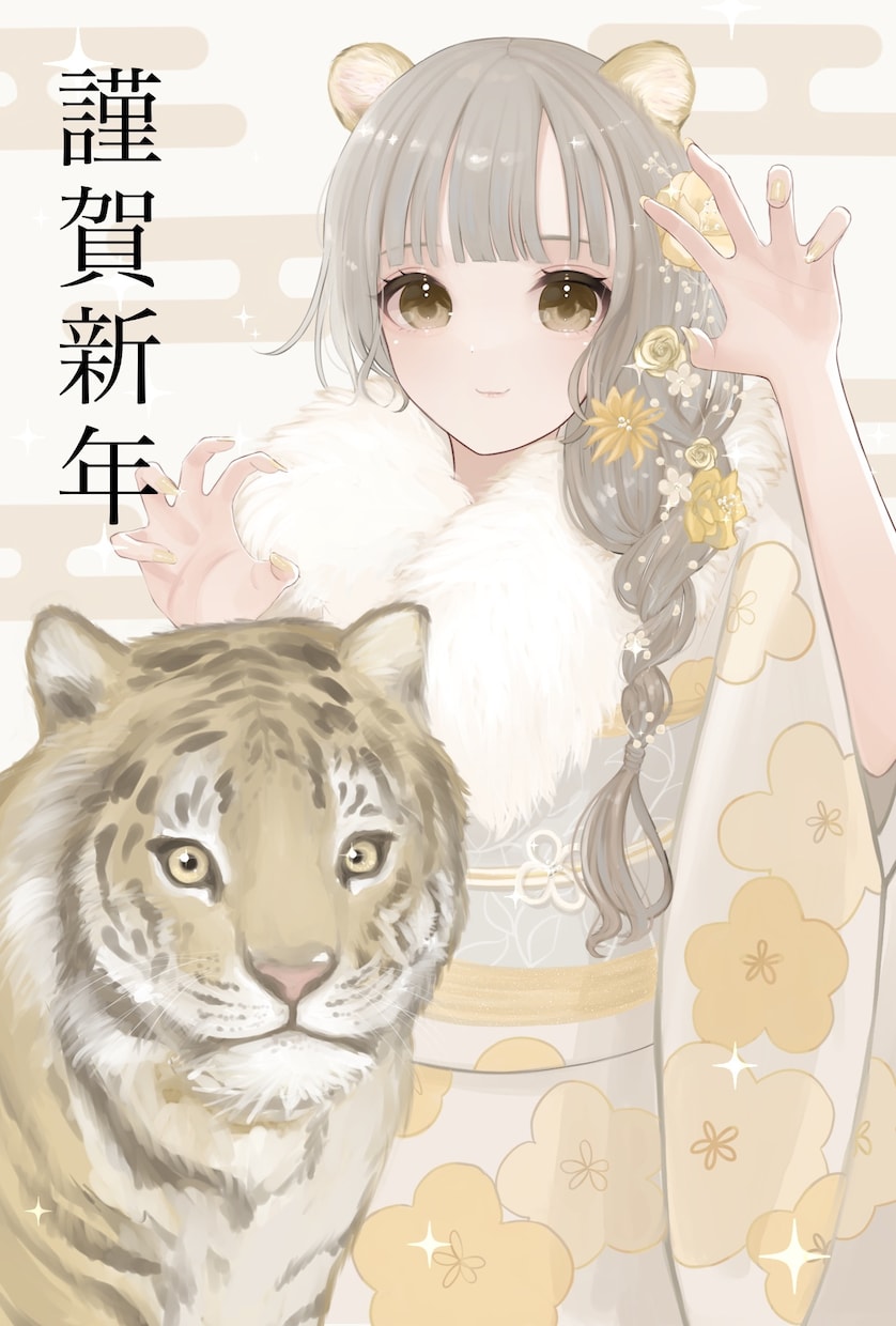 かわいいキャラクターの一枚絵描きます 儚くキラキラした雰囲気のイラストをお求めの方はぜひ！ イメージ9