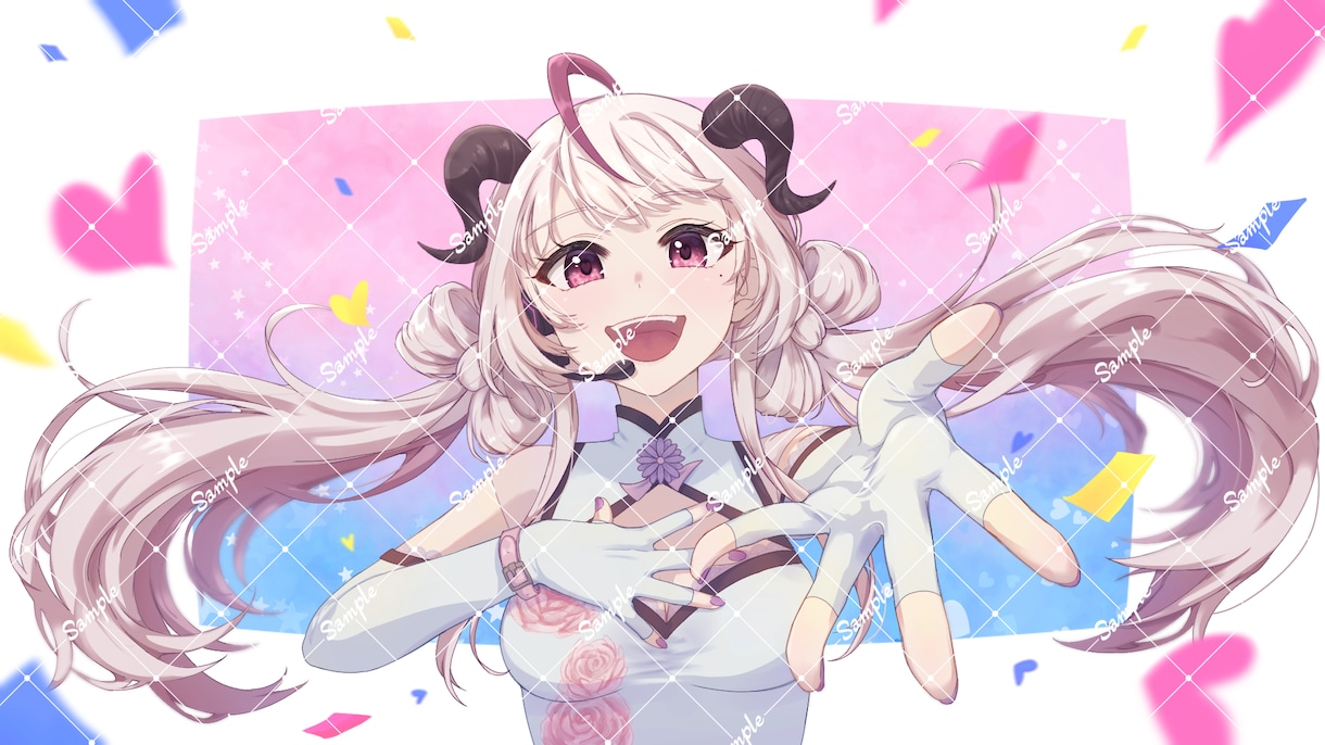 修正無制限・商用込！人物イラスト描きます アイコン･サムネイル・MV･立ち絵･など！幅広く対応します！ イメージ7