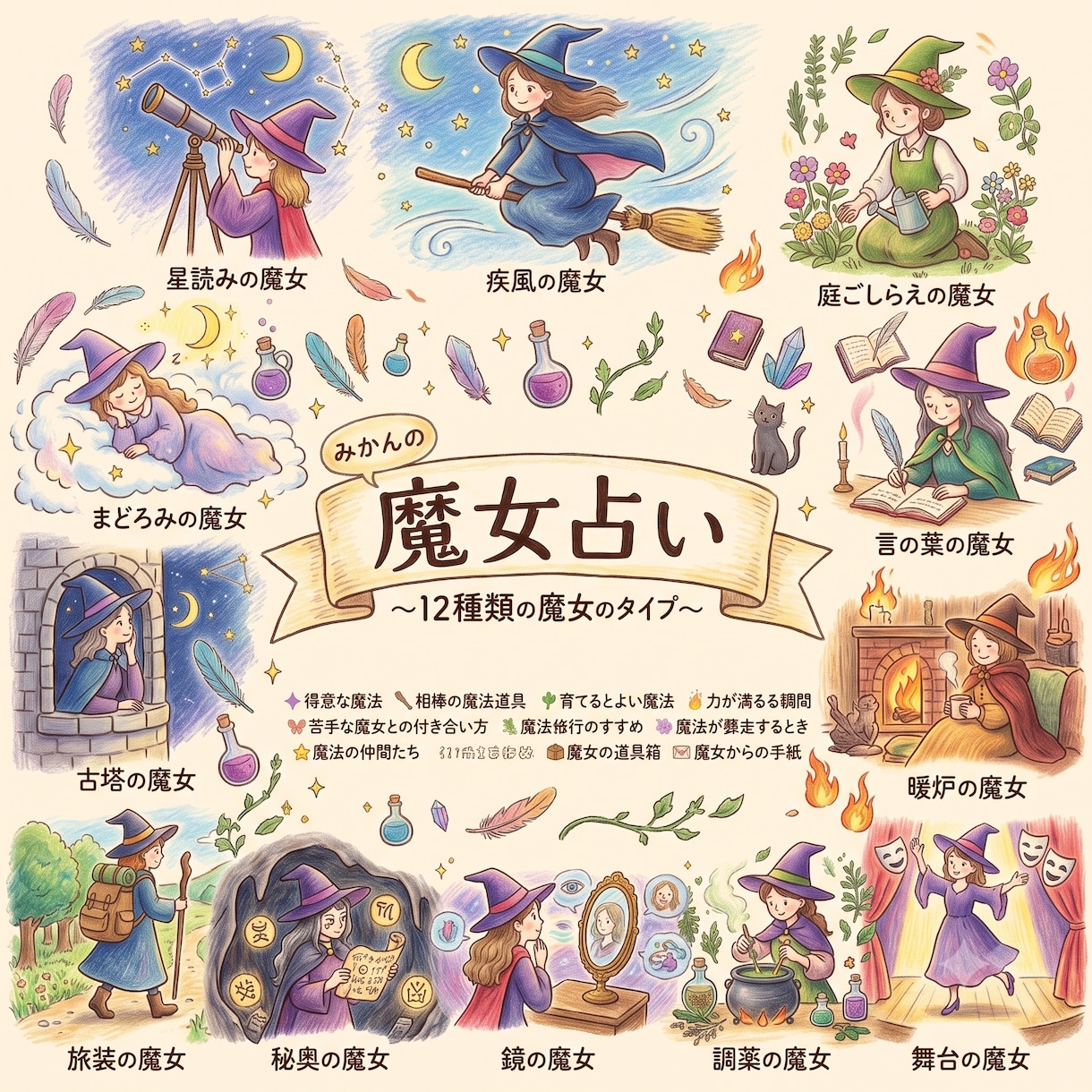 あなたを魔女に例えて占います あなたの中に住んでいる魔女がいるとしたら・・ イメージ1